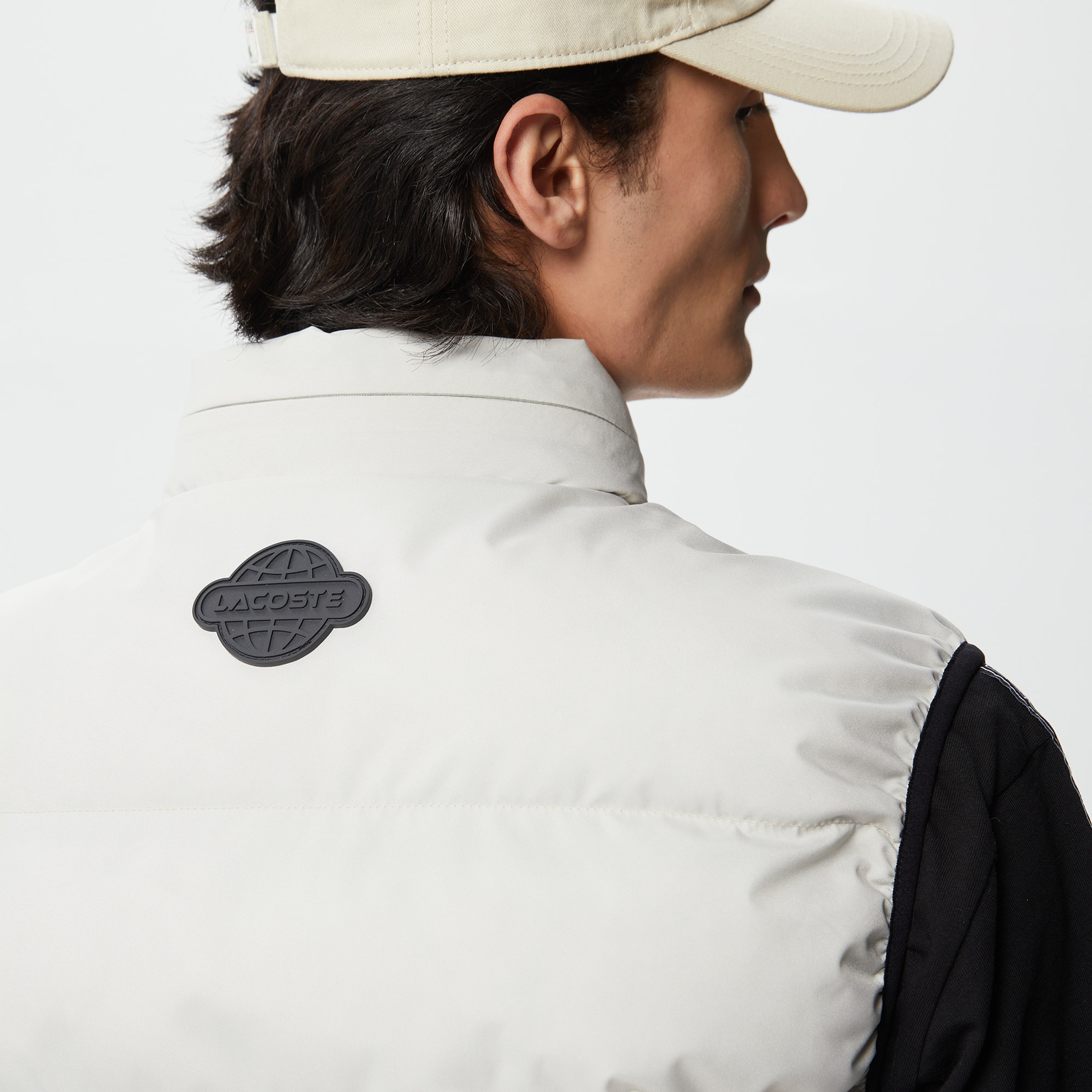 Erkek Kapitone Açık Gri Yelek