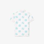 Erkek Çocuk Baskılı Beyaz Polo