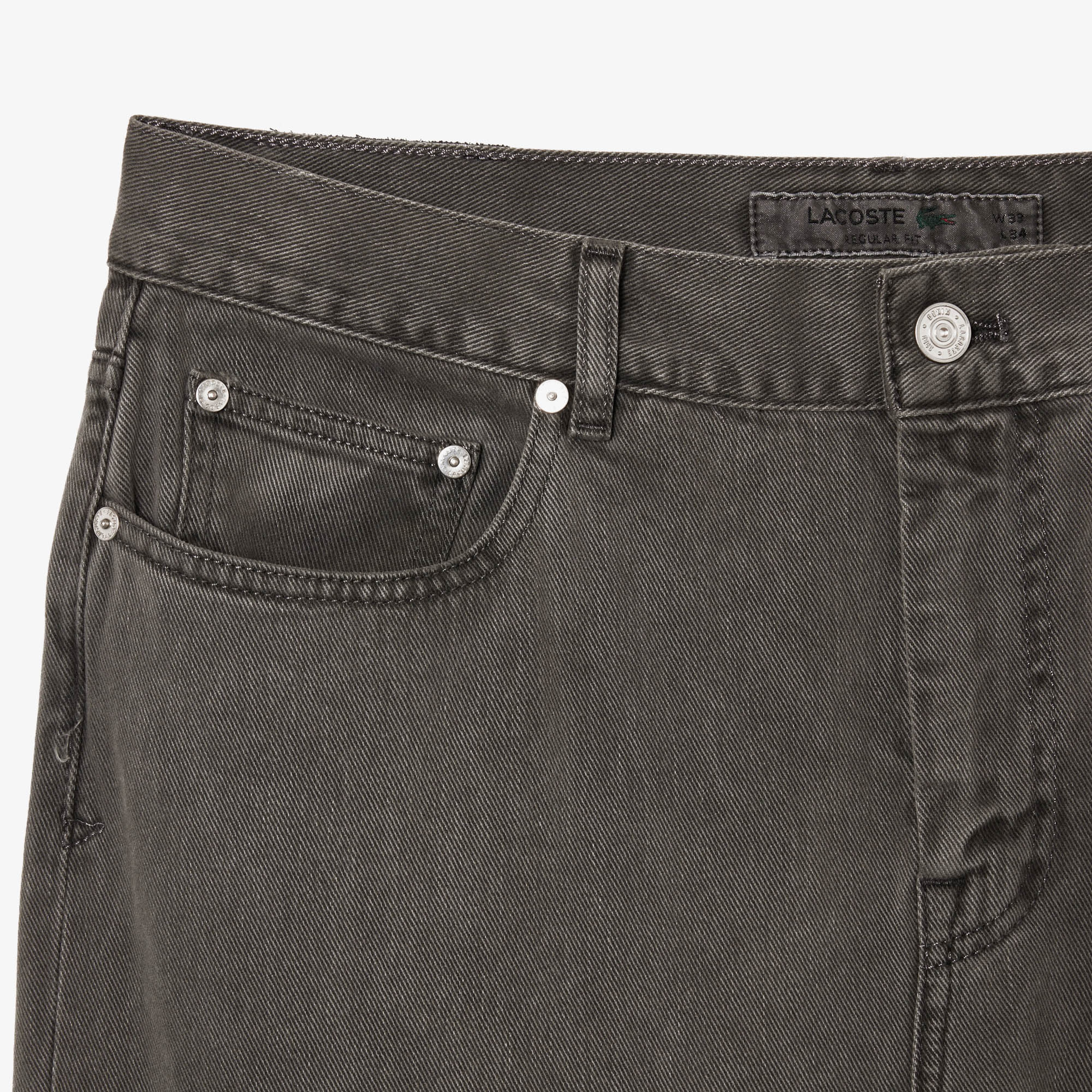 Erkek Regular Fit Koyu Gri Pantolon