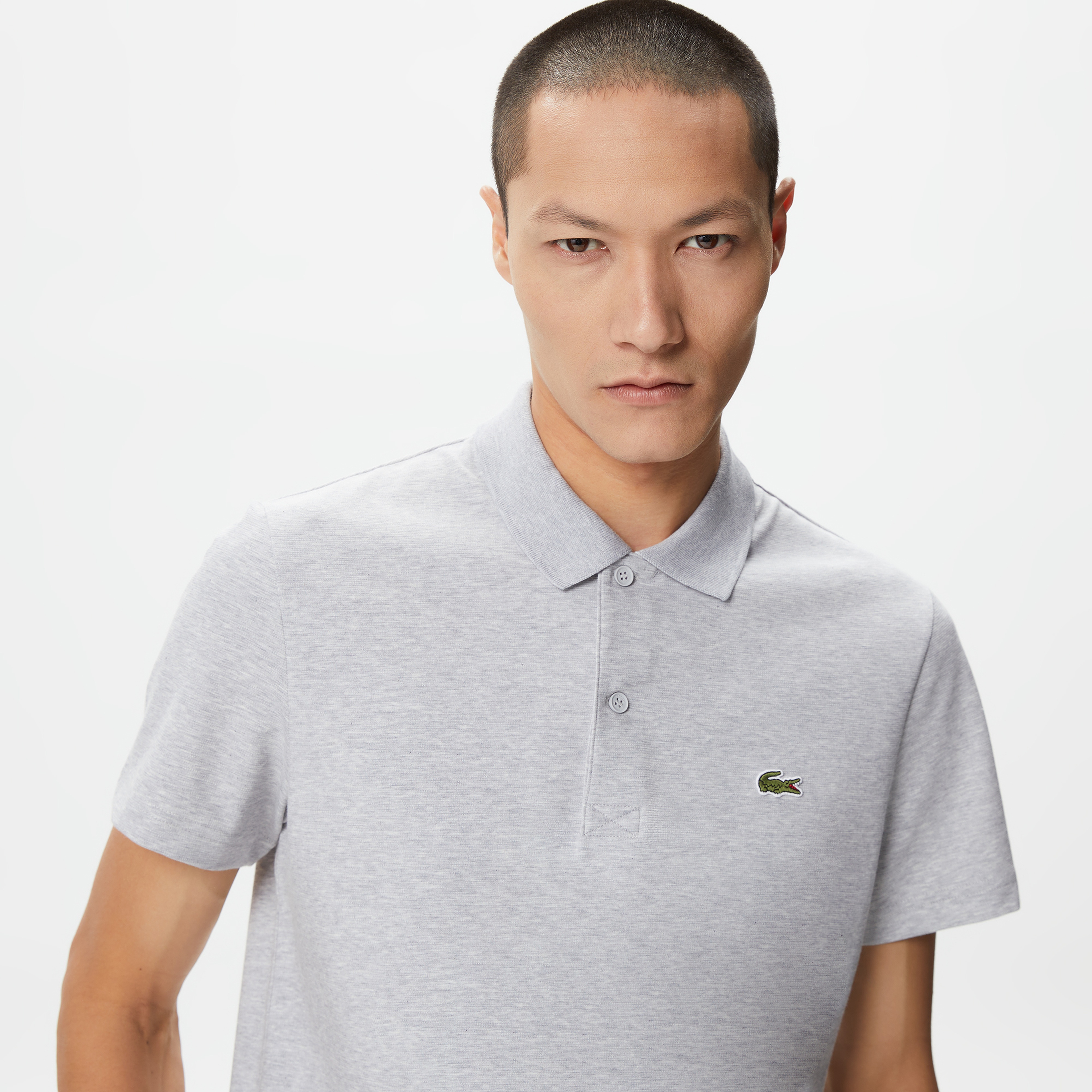 Erkek Regular Fit Gri Polo