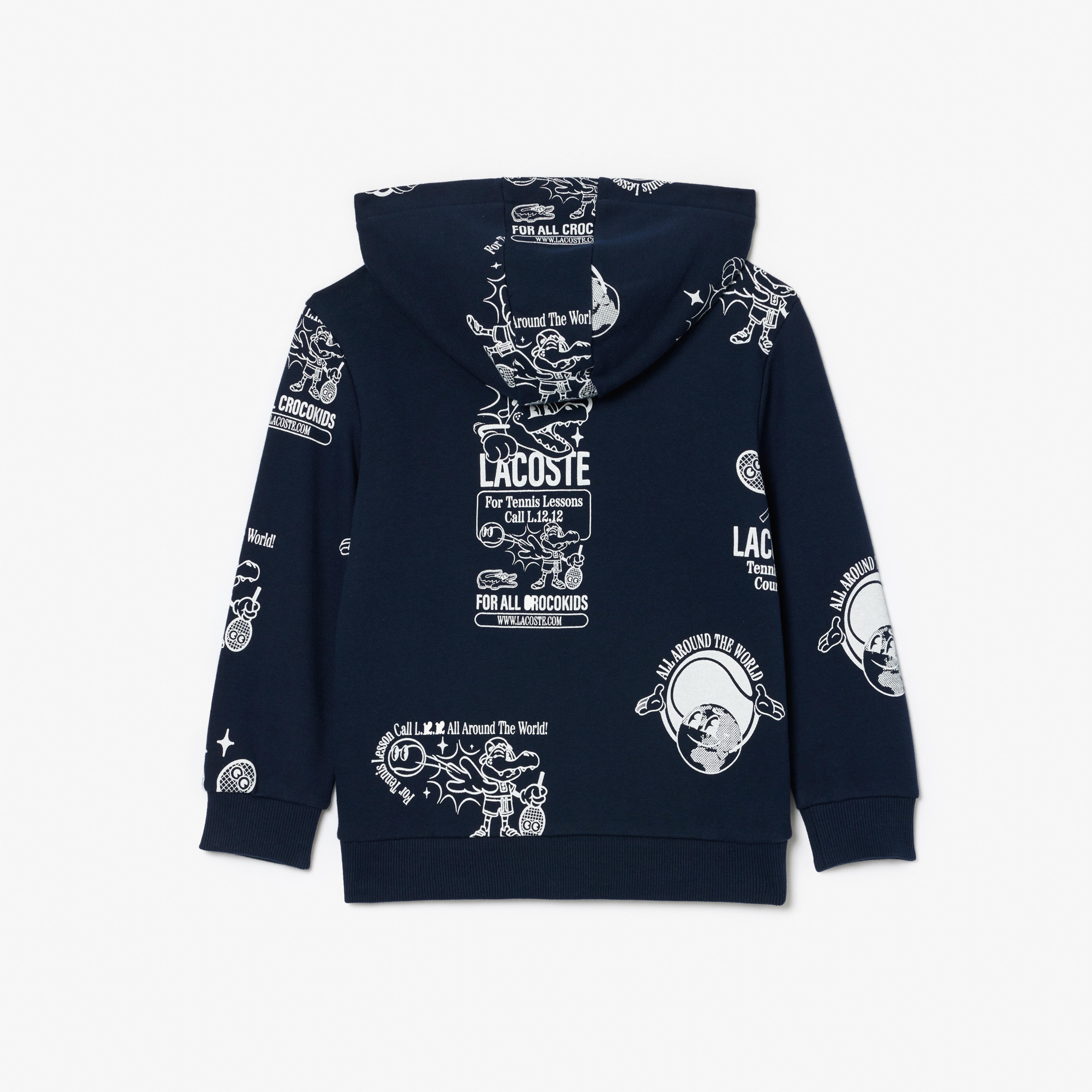 Çocuk Kapüşonlu Baskılı Lacivert Sweatshirt
