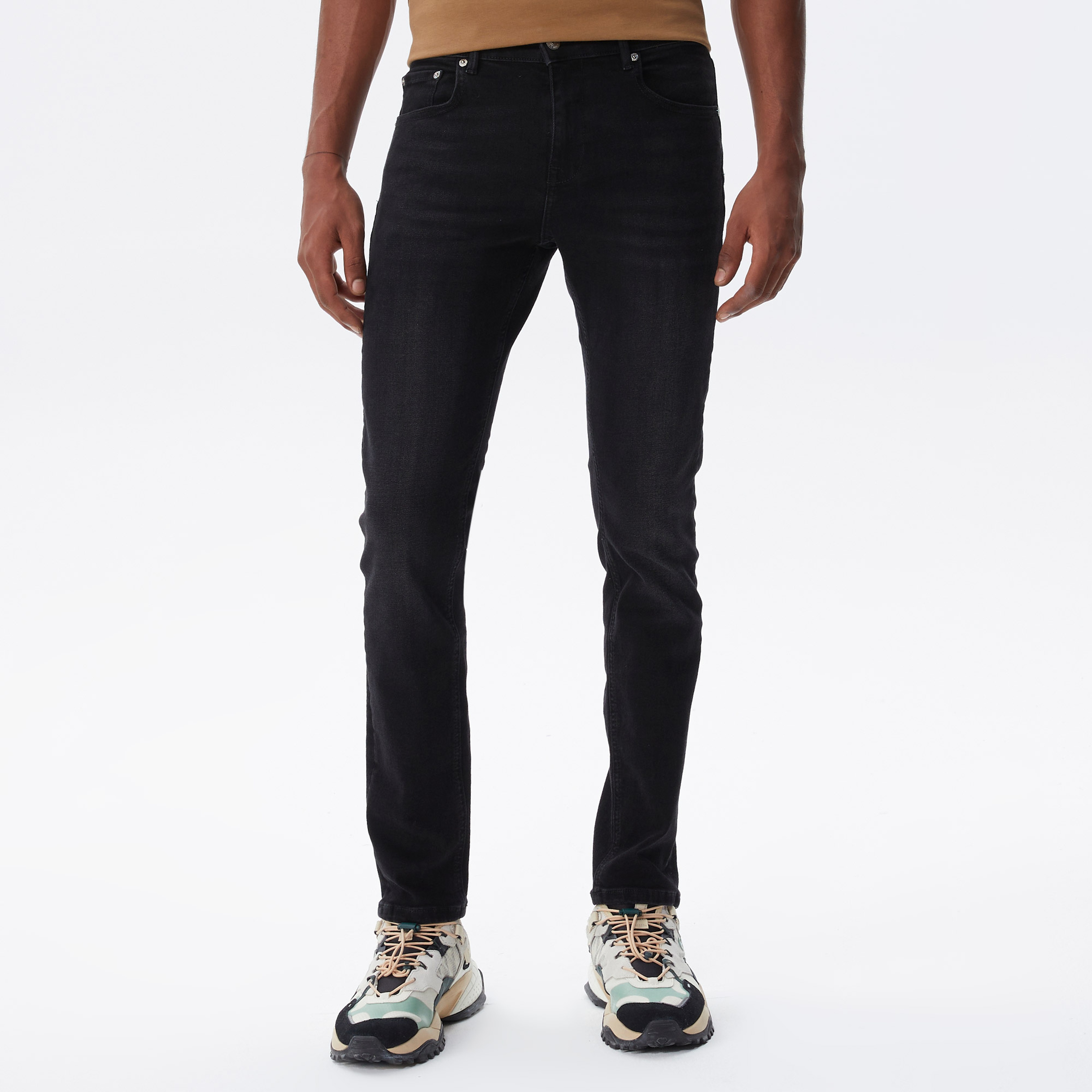 Erkek Slim Fit Siyah Pantolon