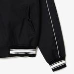 Neo Heritage Unisex Dik Yaka Baskılı Siyah Mont