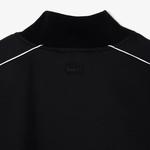 Neo Heritage Unisex Dik Yaka Baskılı Siyah Mont