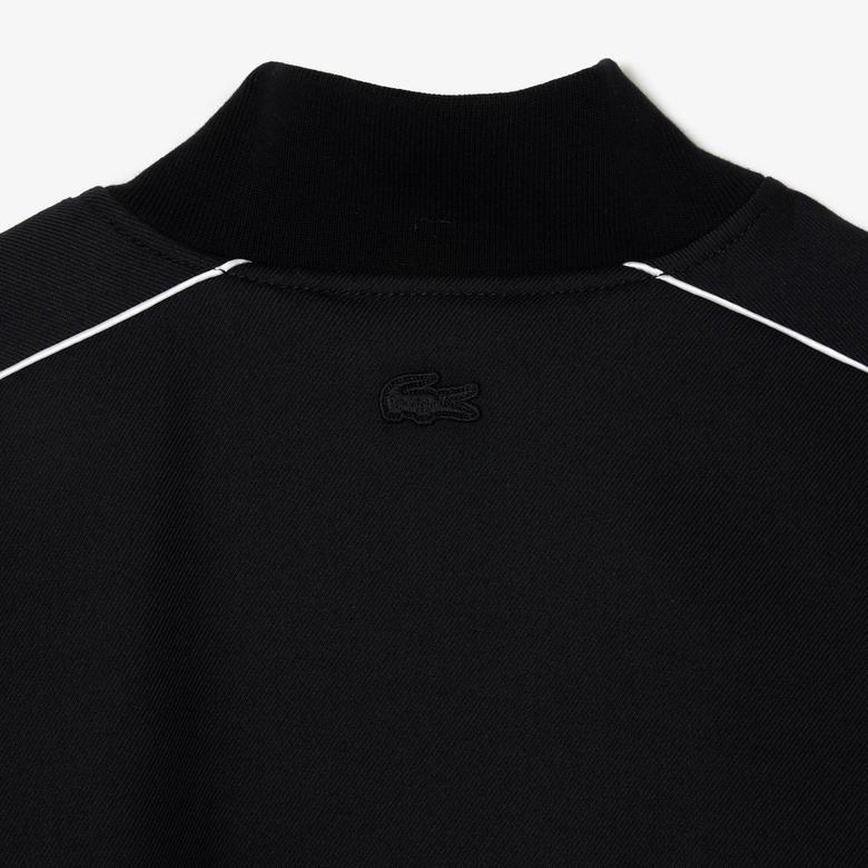 Neo Heritage Unisex Dik Yaka Baskılı Siyah Mont