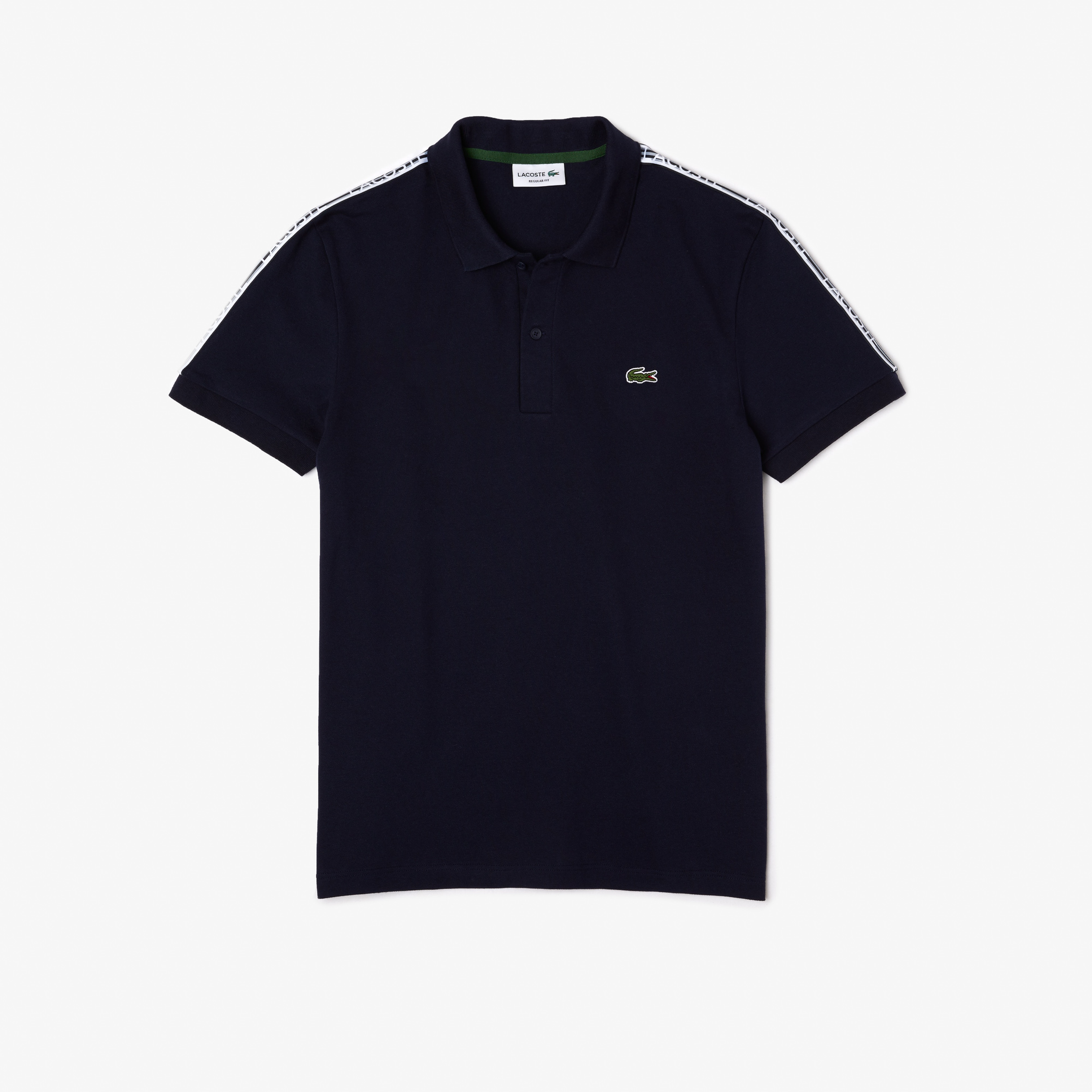 Erkek Regular Fit Baskılı Lacivert Polo