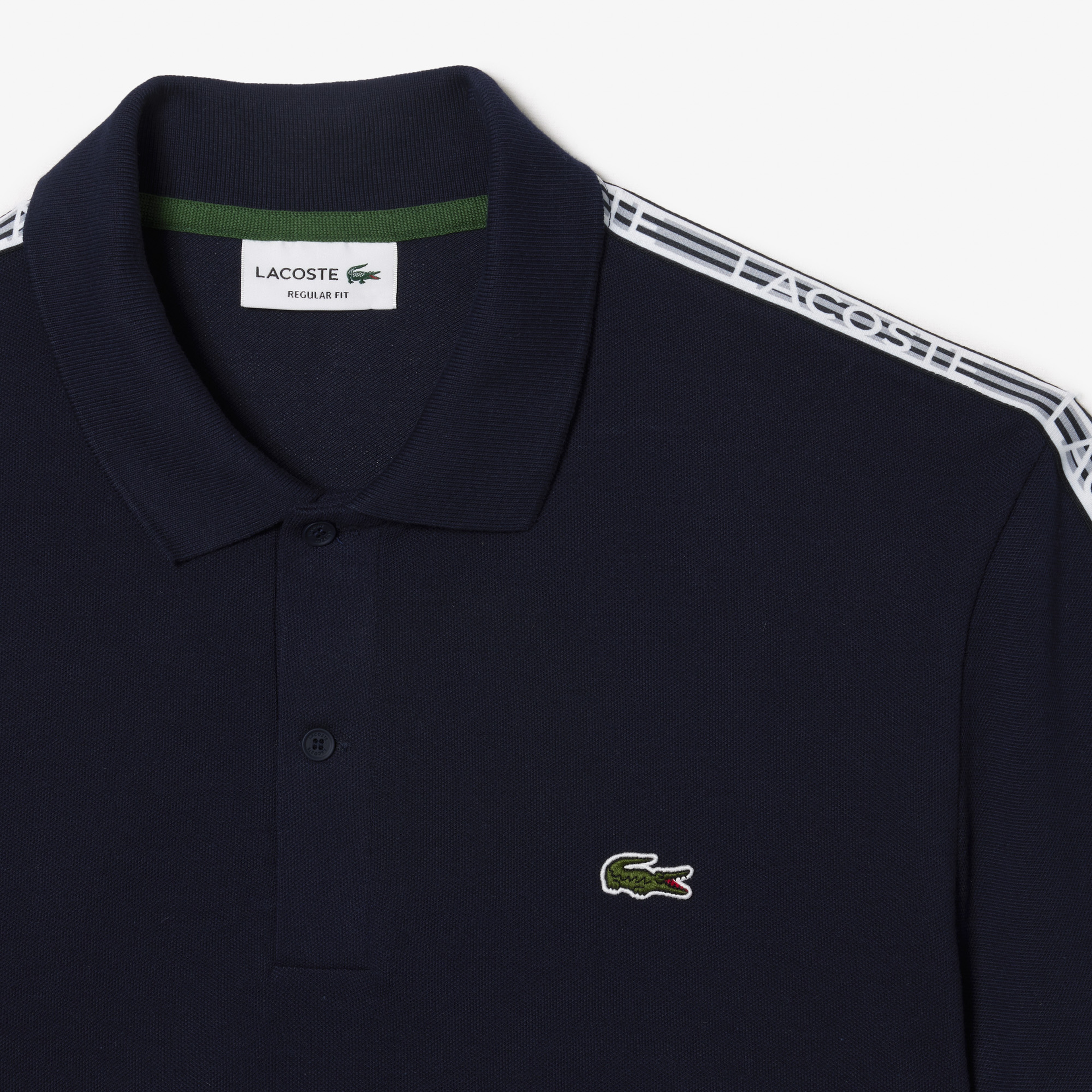 Erkek Regular Fit Baskılı Lacivert Polo