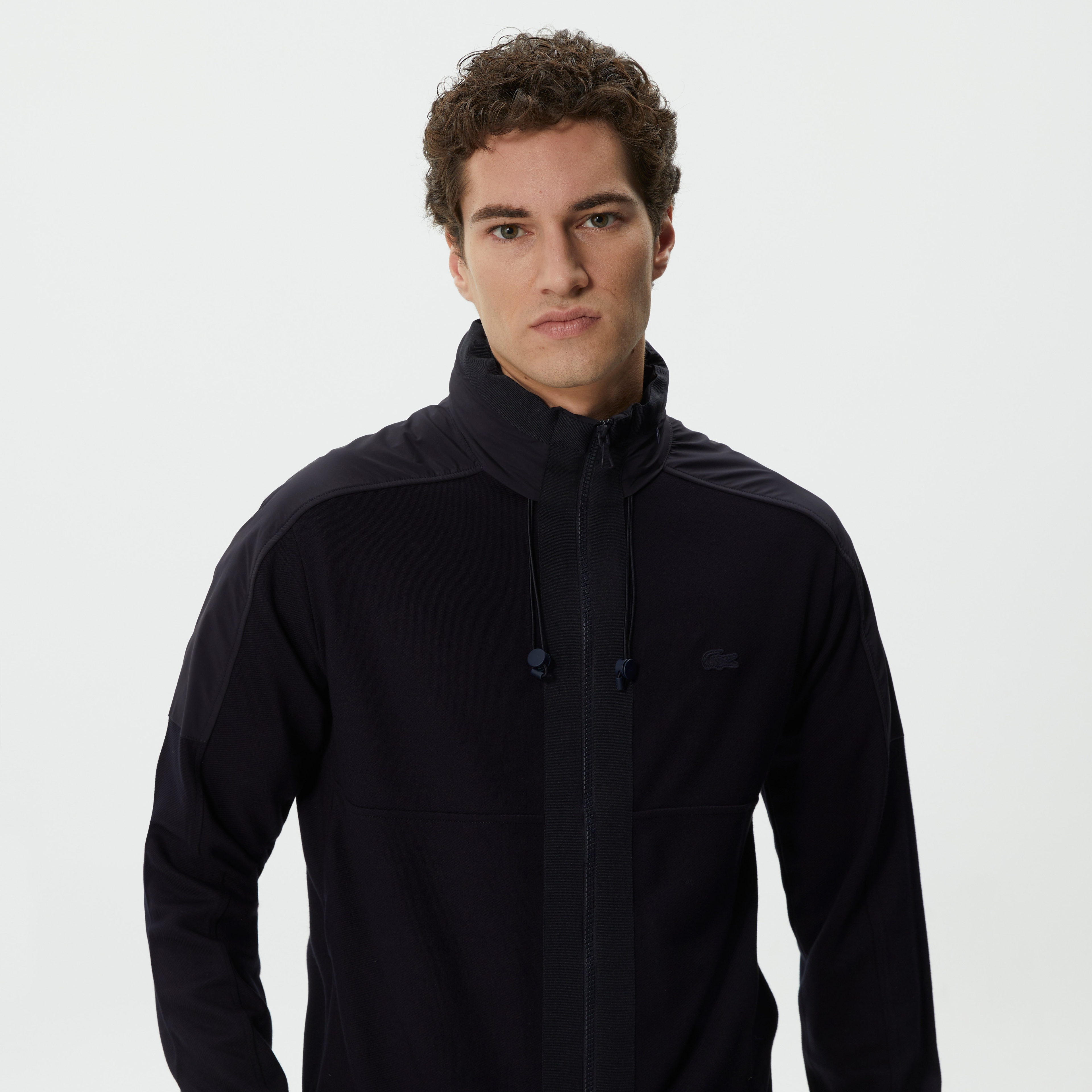Erkek Regular Fit Fermuarlı Lacivert Sweatshirt