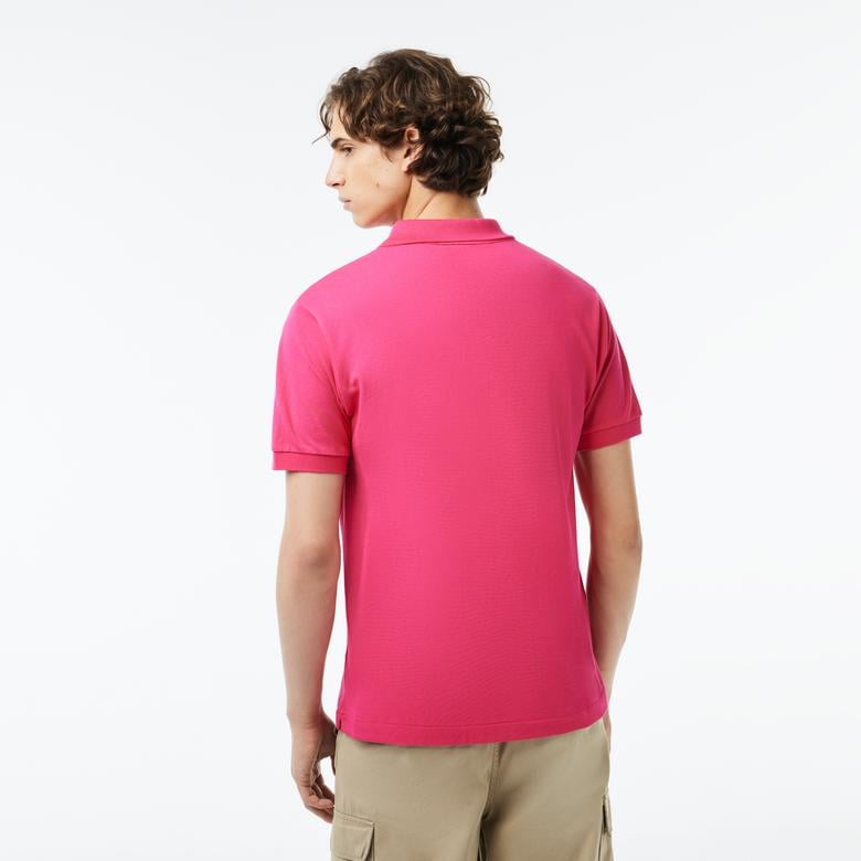 L.12.12 Erkek Classic Fit Pembe Polo