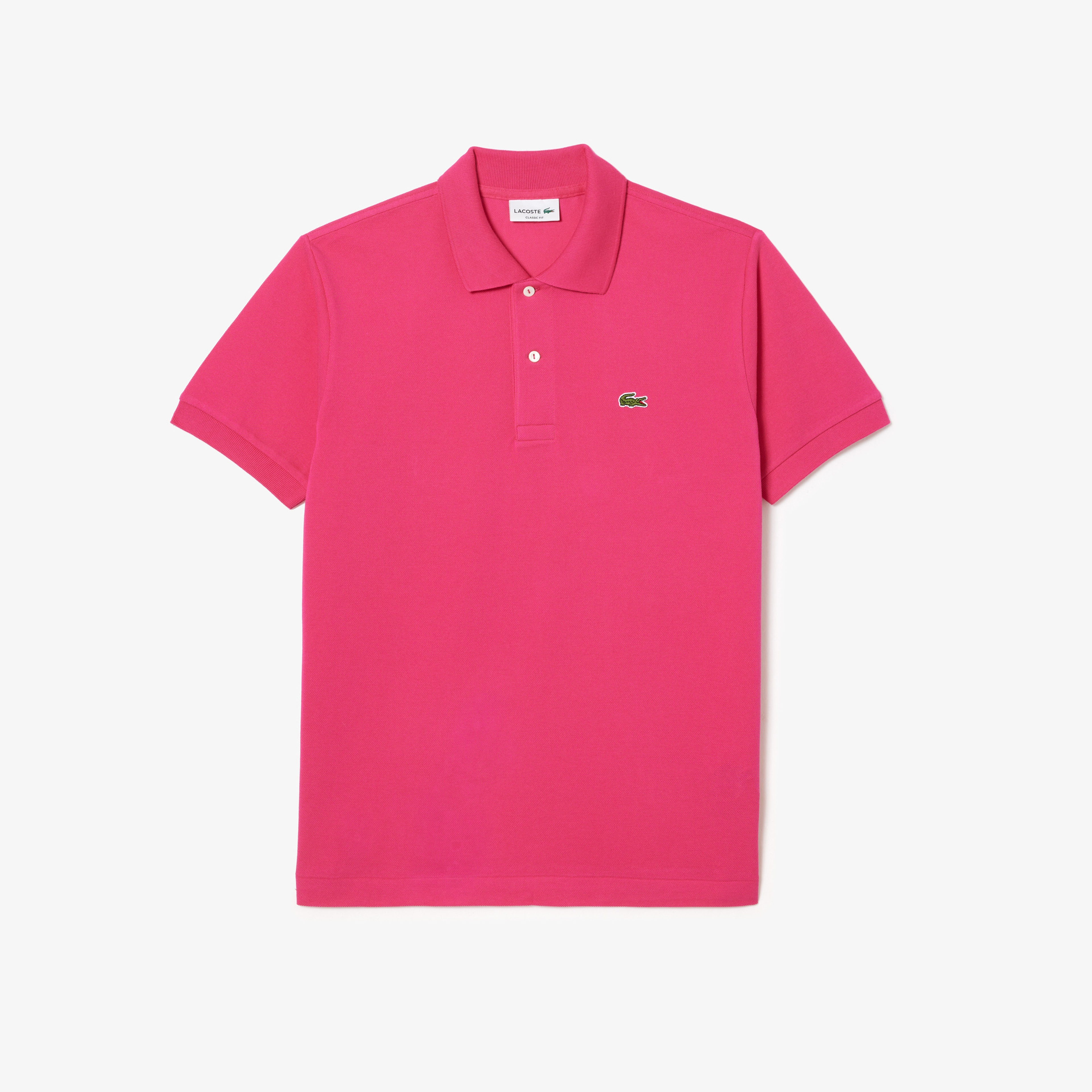 L.12.12 Erkek Classic Fit Pembe Polo