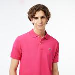 L.12.12 Erkek Classic Fit Pembe Polo