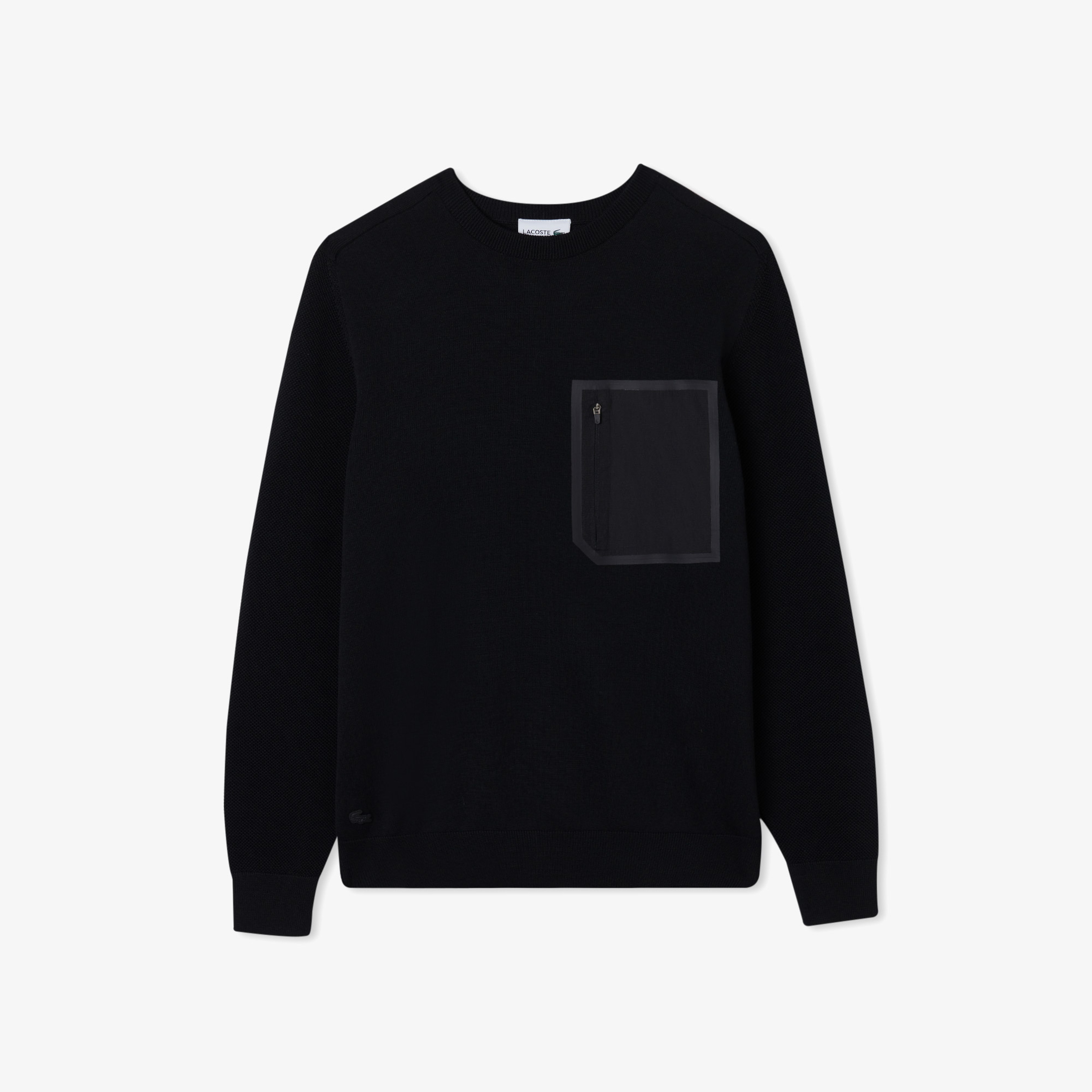 Erkek Regular Fit Bisiklet Yaka Siyah Triko