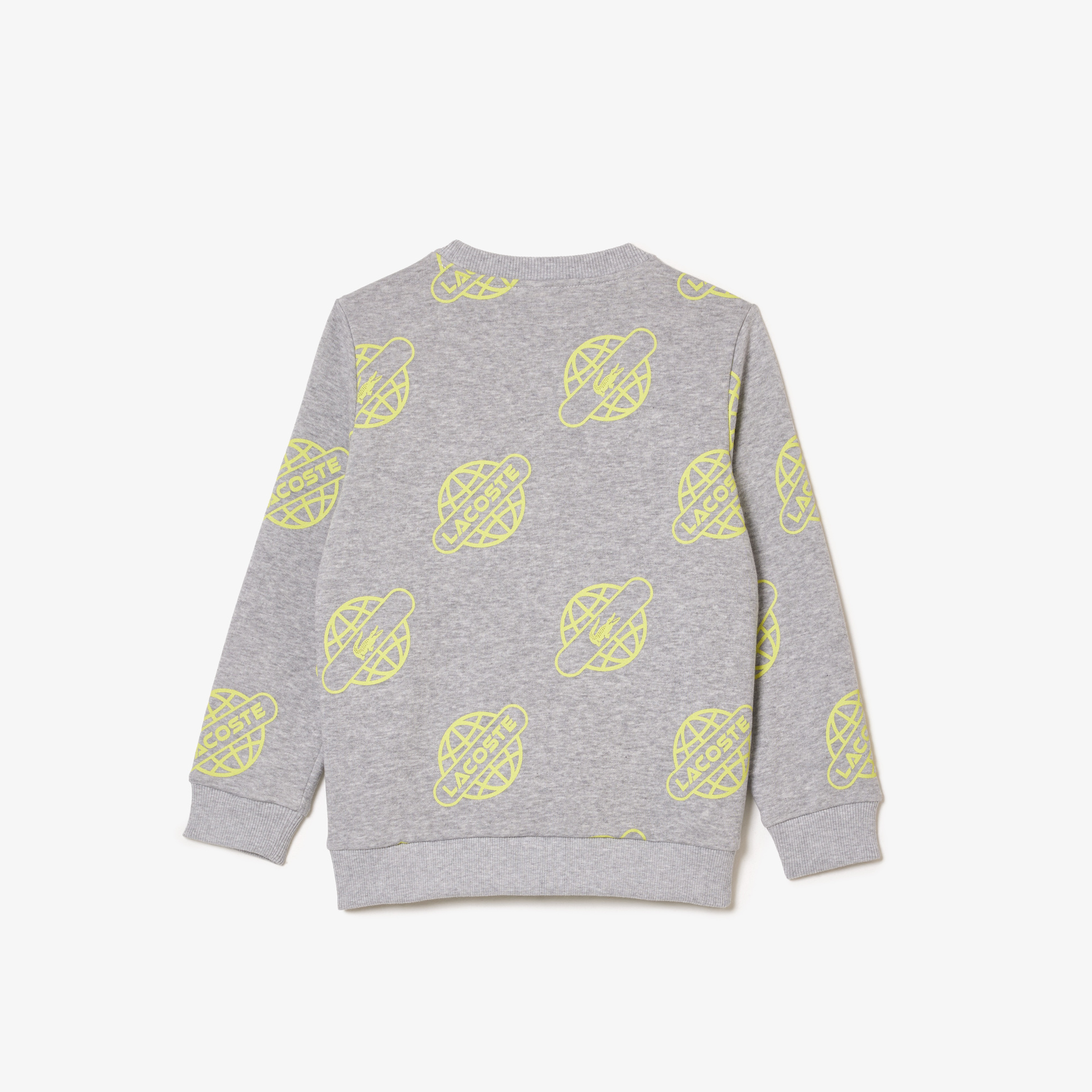 Heritage Çocuk Bisiklet Yaka Baskılı Gri Sweatshirt