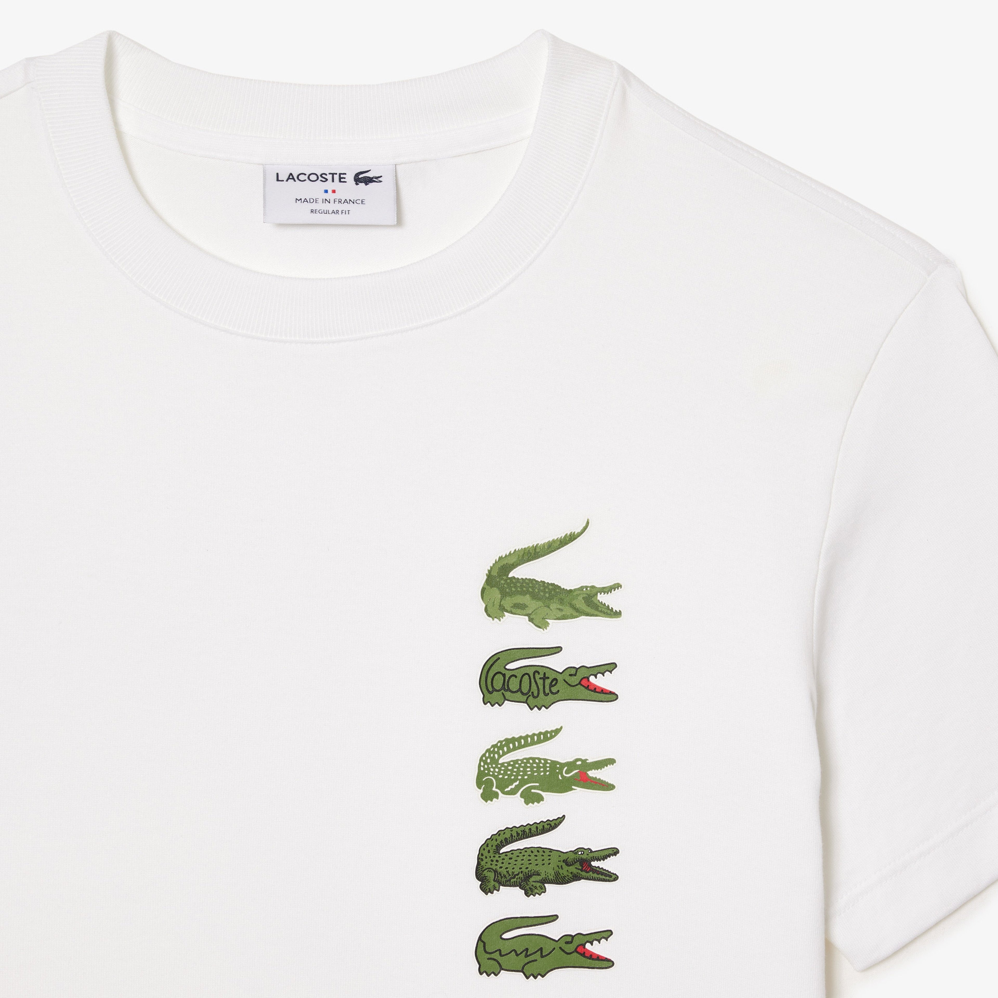 Erkek Regular Fit Bisiklet Yaka Beyaz T-Shirt