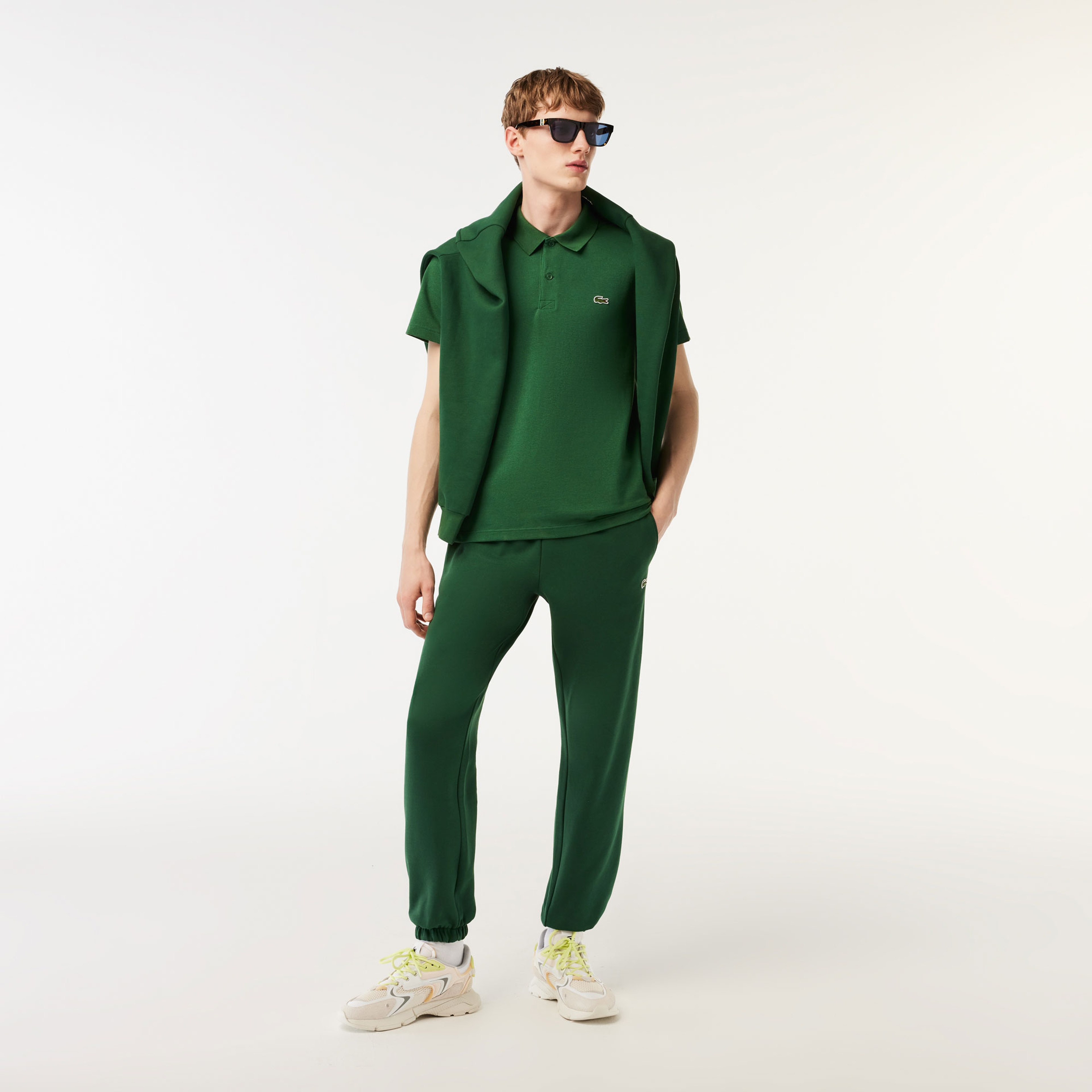 Erkek Regular Fit Yeşil Polo
