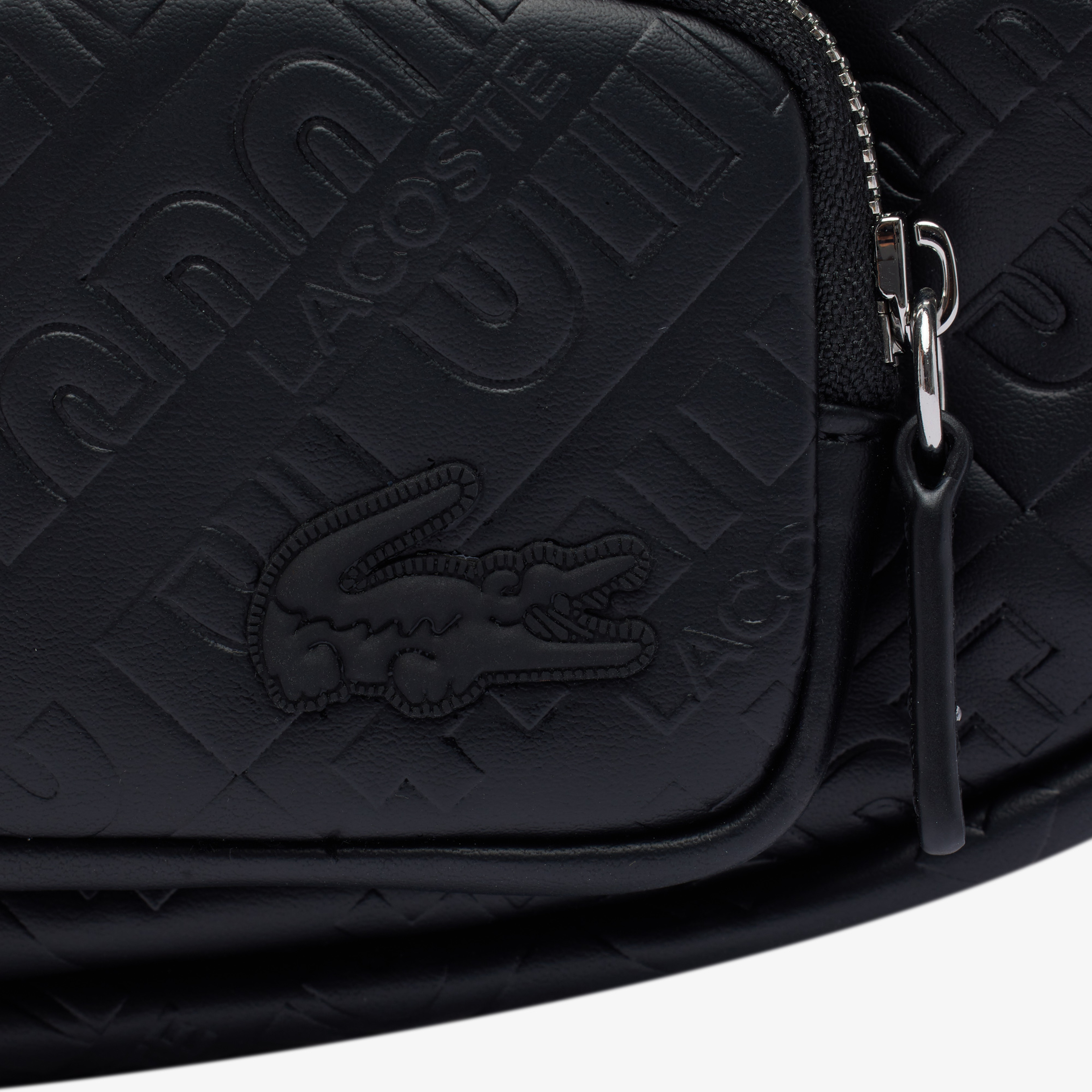 Unisex Monogram Siyah Bel Çantası