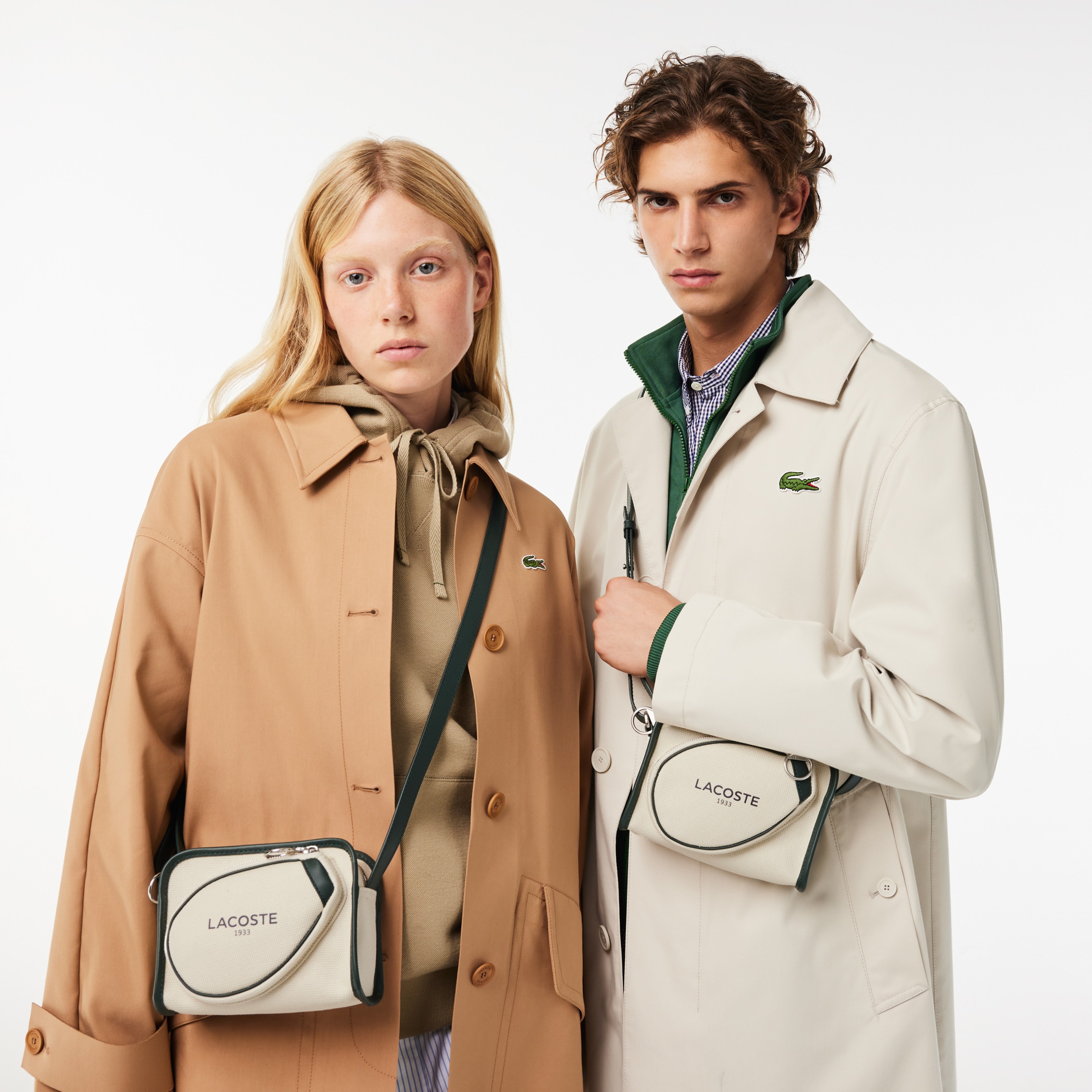 Heritage Unisex Krem Postacı Çantası