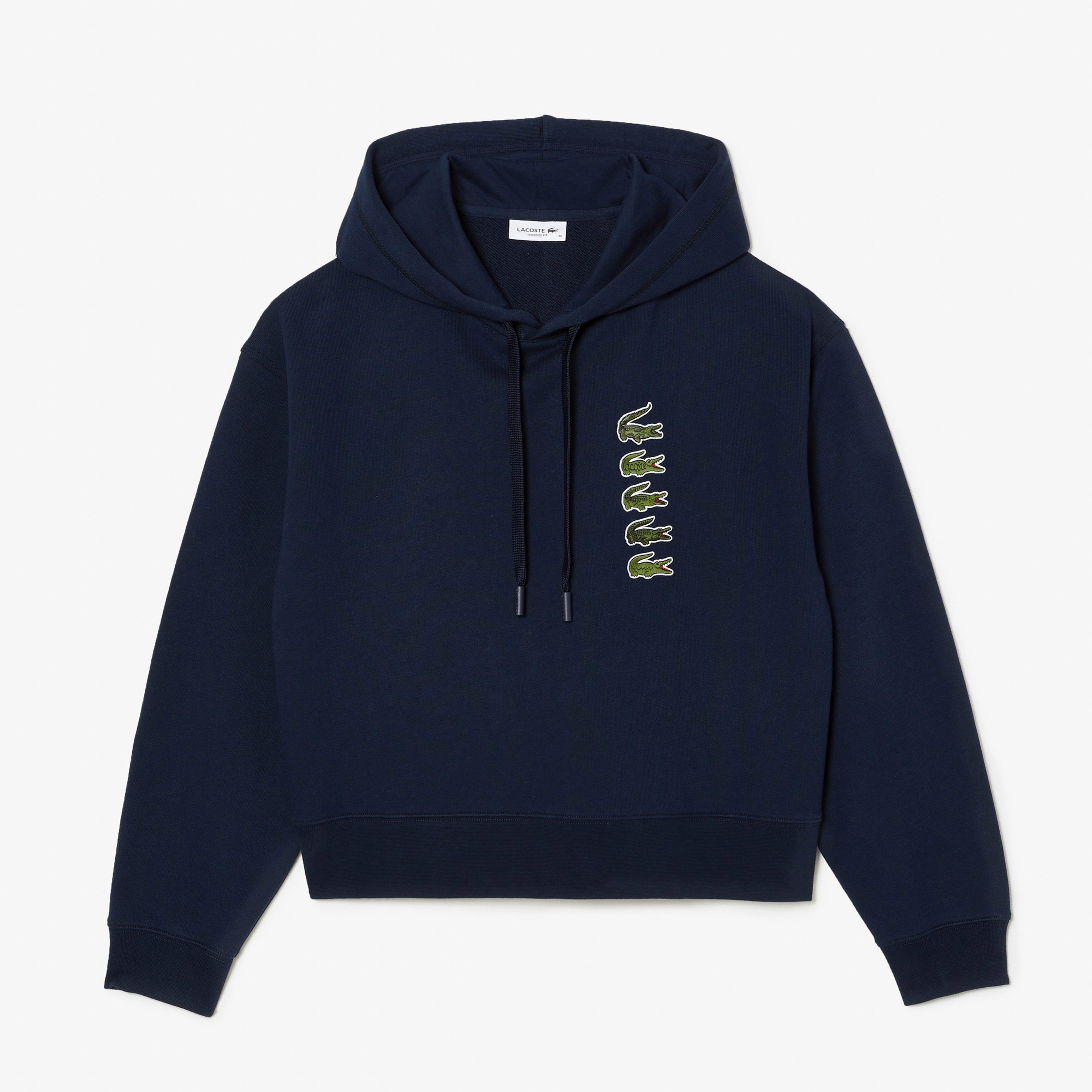 Kadın Relaxed Fit Kapüşonlu Lacivert Sweatshirt