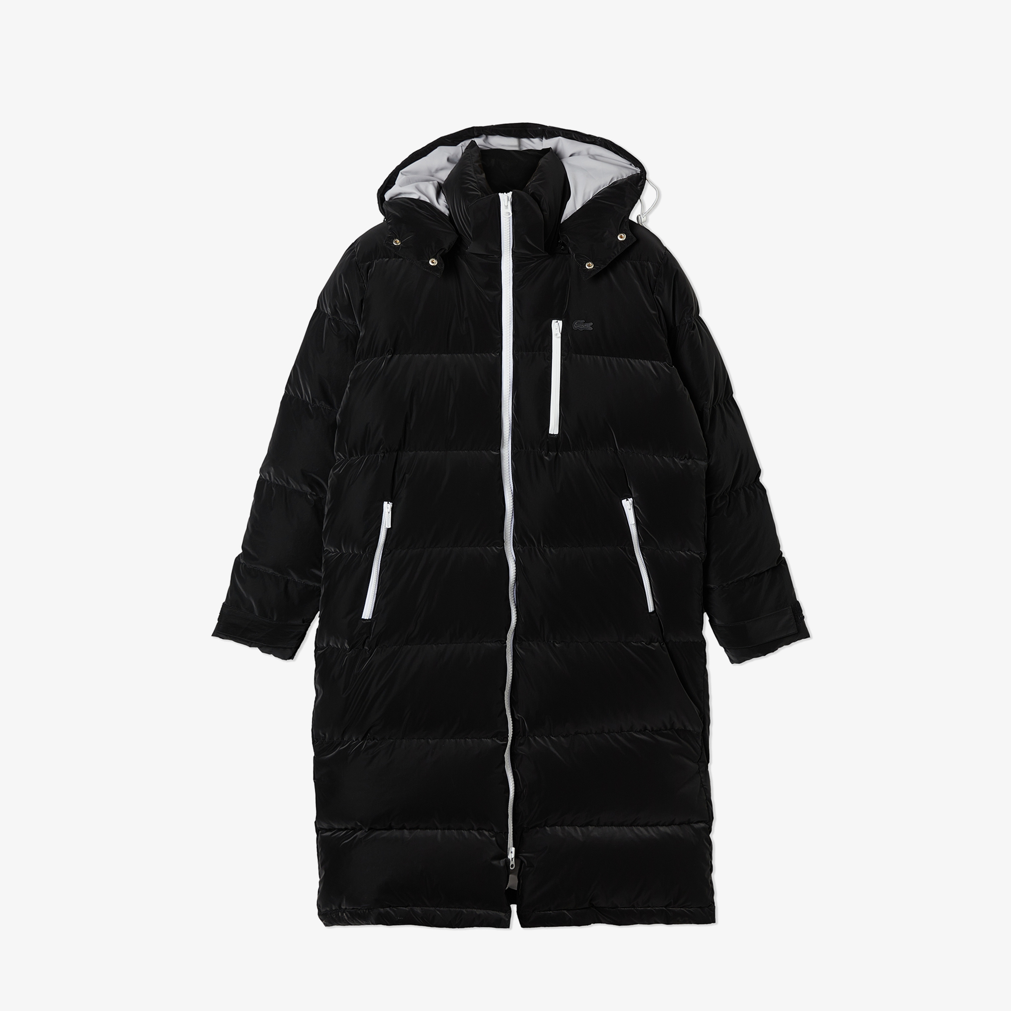 Kadın Kapüşonlu Kapitone Siyah Mont