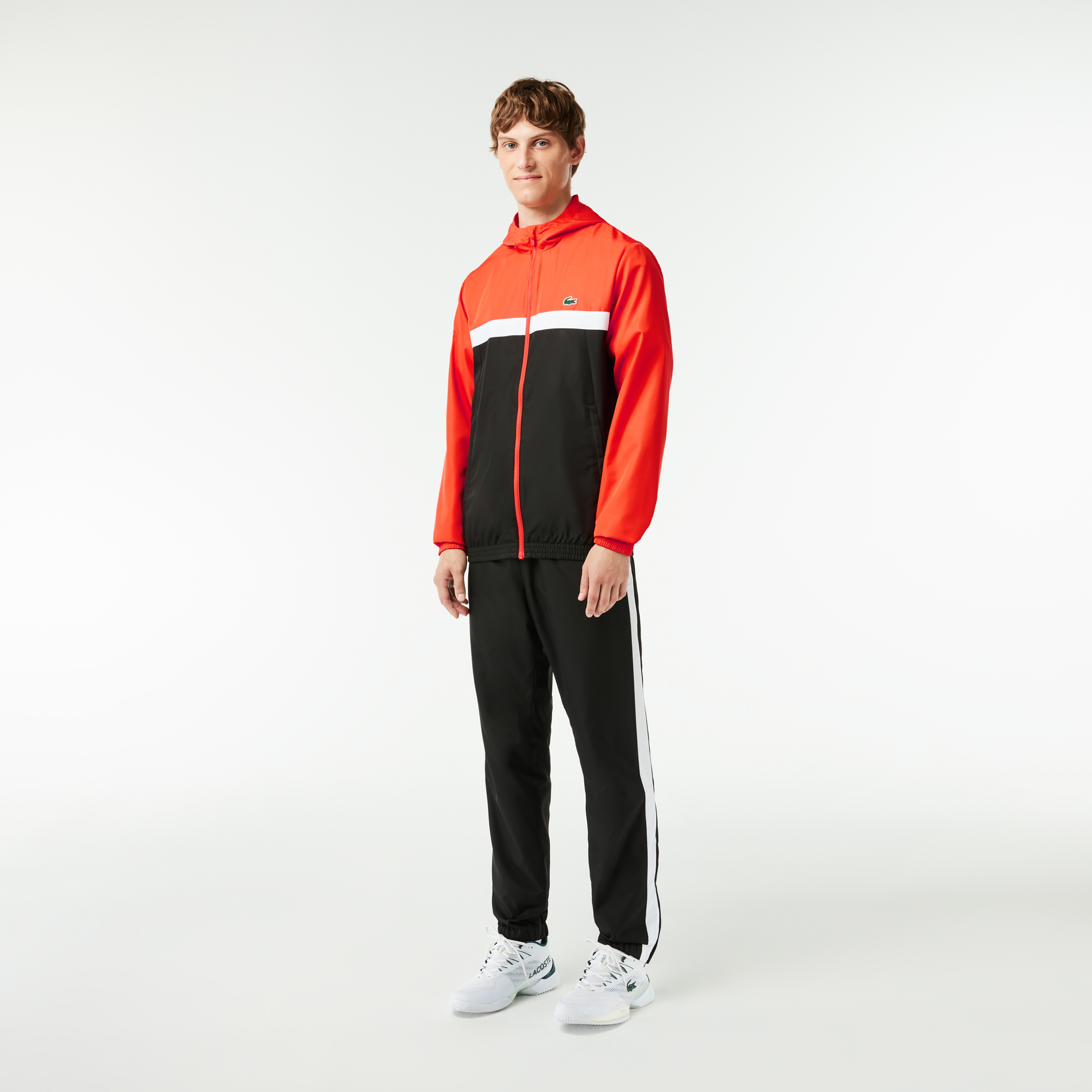 SPORT Erkek Uzun Kollu Renk Bloklu Renkli Eşofman Takımı