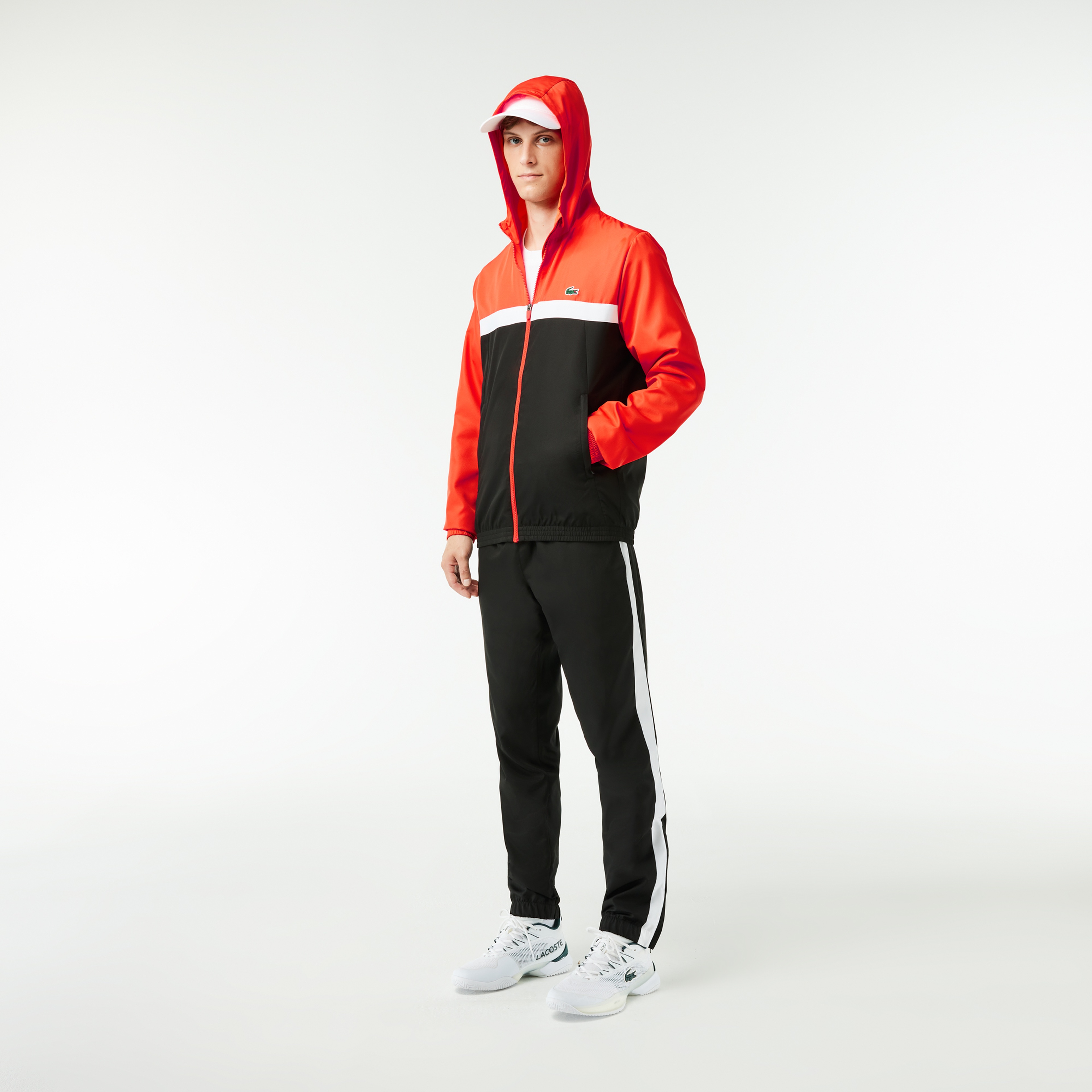 SPORT Erkek Uzun Kollu Renk Bloklu Renkli Eşofman Takımı