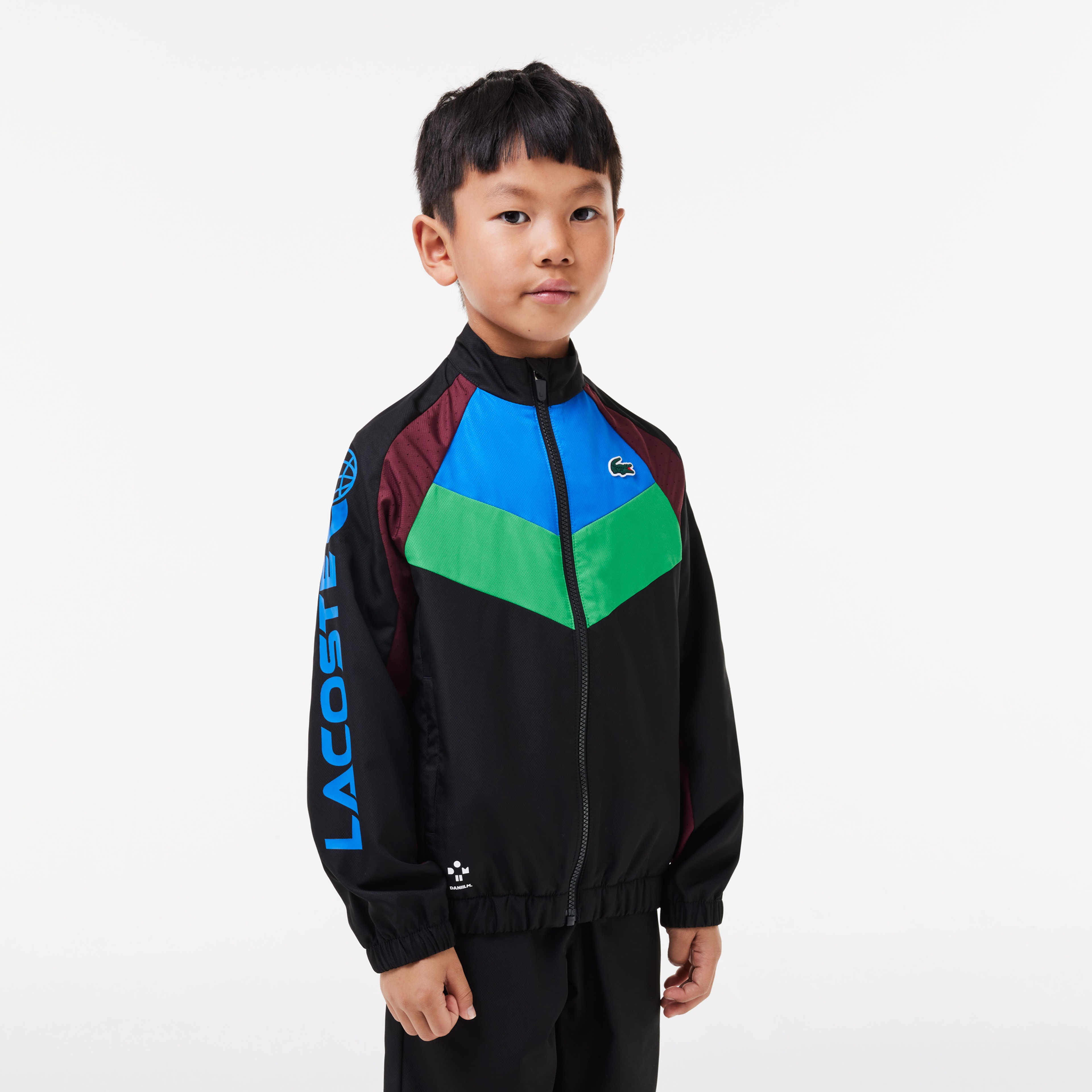 SPORT Erkek Çocuk Renk Bloklu Siyah Eşofman Takımı