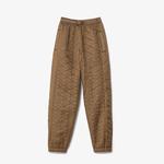 Kadın Straight Fit Monogram Kahverengi Eşofman Altı