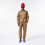 Kadın Straight Fit Monogram Kahverengi Eşofman Altı