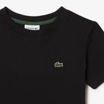 Çocuk Bisiklet Yaka Siyah T-Shirt