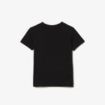 Çocuk Bisiklet Yaka Siyah T-Shirt