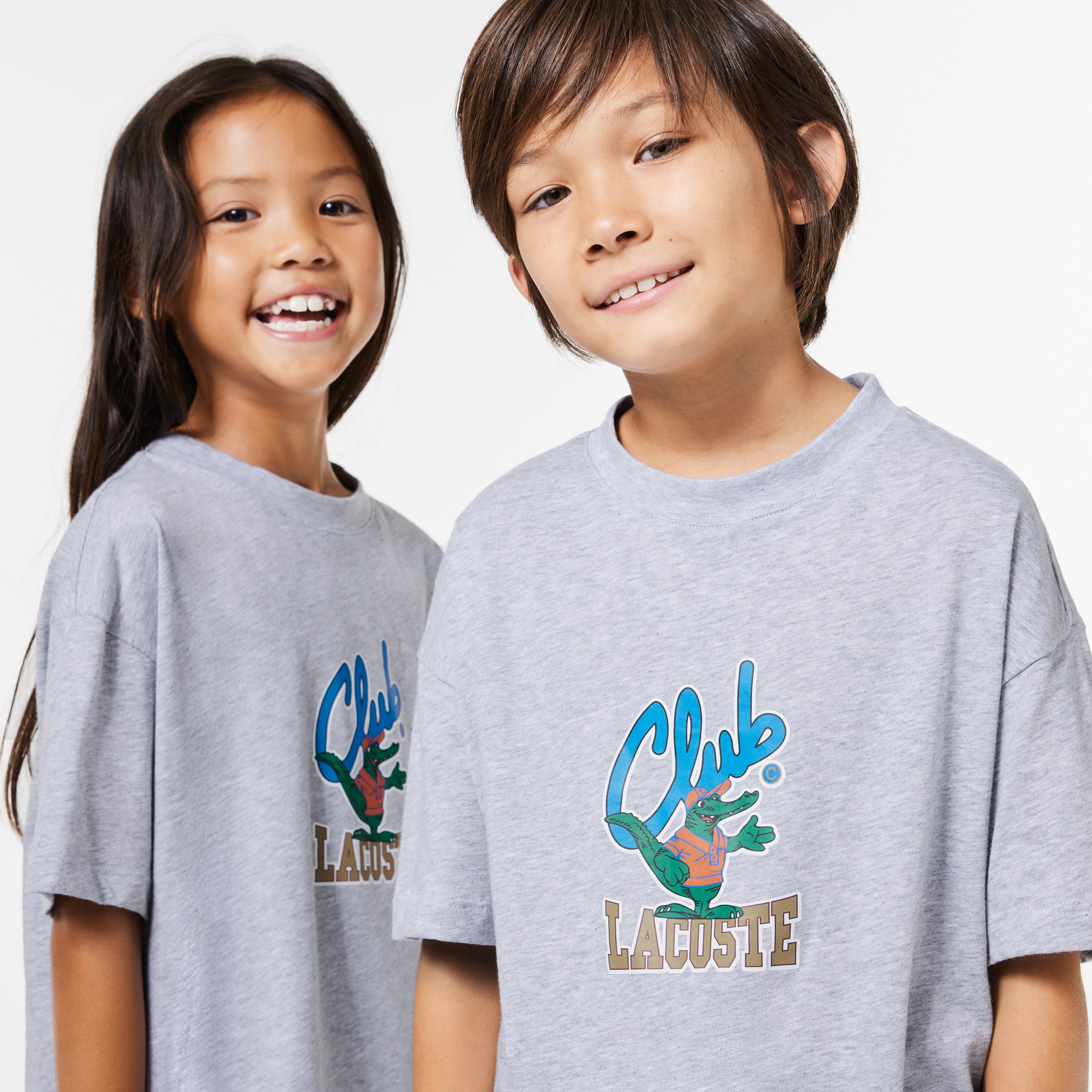 Çocuk Bisiklet Yaka Desenli Gri T-Shirt