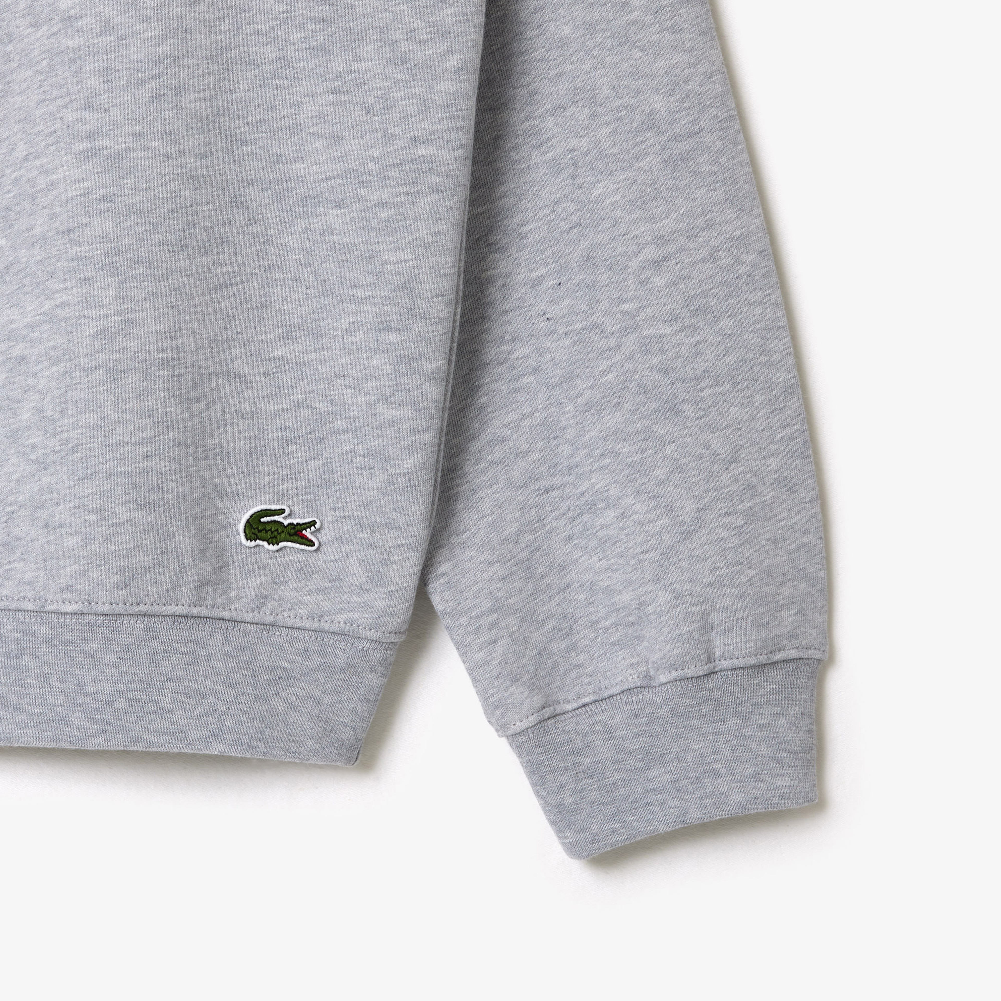 Unisex Loose Fit Bisiklet Yaka Baskılı Gri Sweatshirt