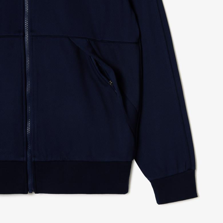 SPORT Erkek Classic Fit Fermuarlı Lacivert Sweatshirt