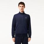 SPORT Erkek Classic Fit Fermuarlı Lacivert Sweatshirt