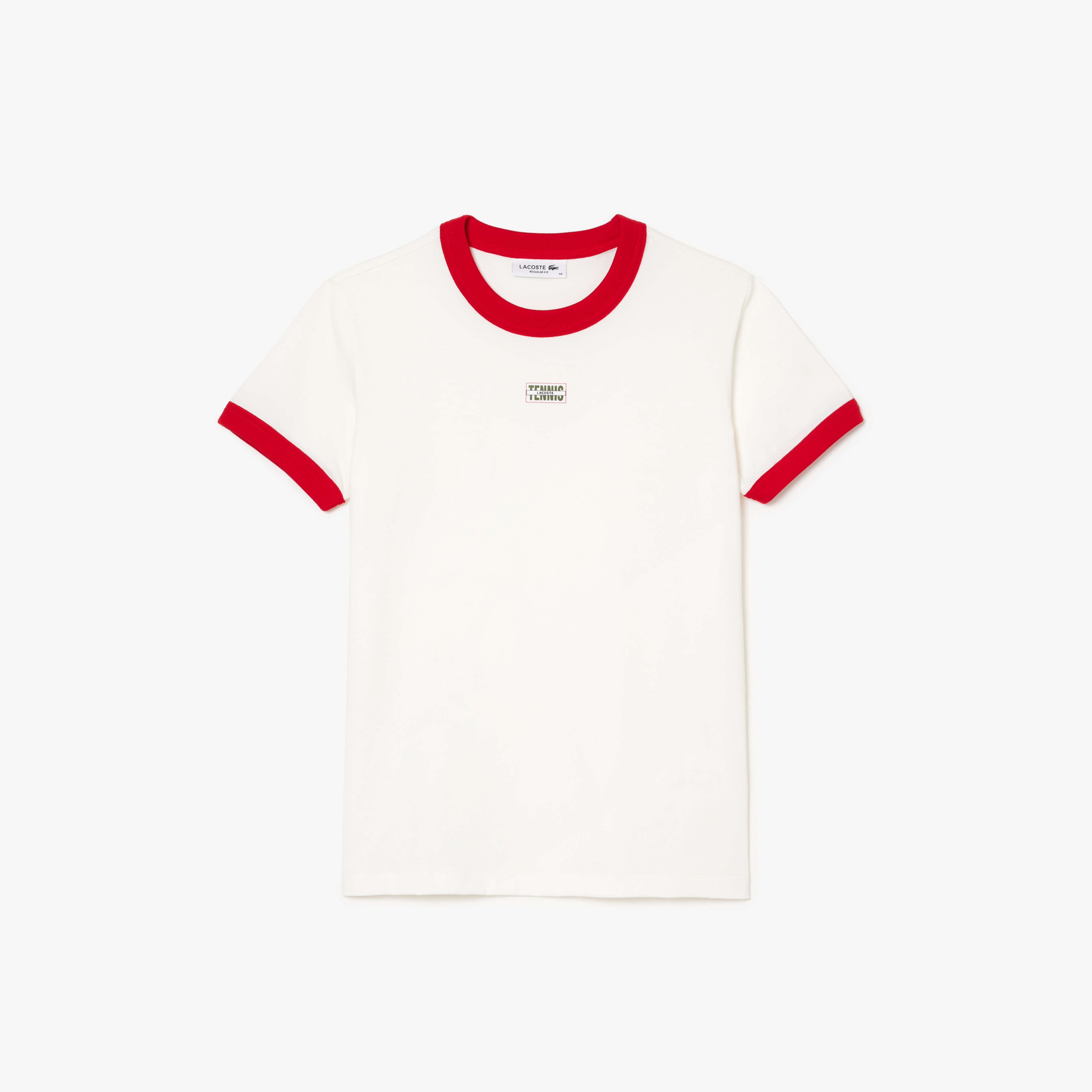 Kadın Slim Fit Bisiklet Yaka Beyaz T-Shirt