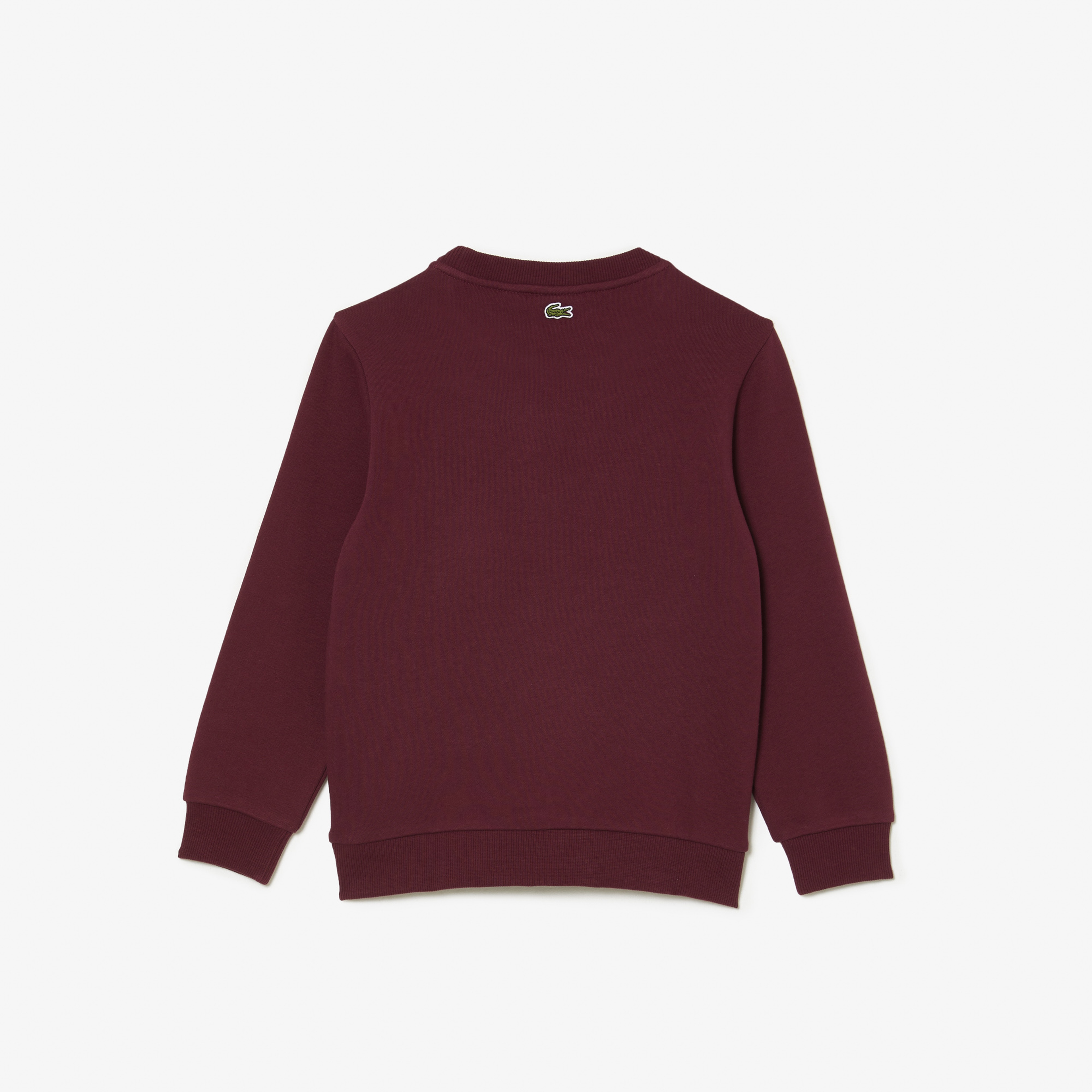 Çocuk Bisiklet Yaka Desenli Kırmızı Sweatshirt