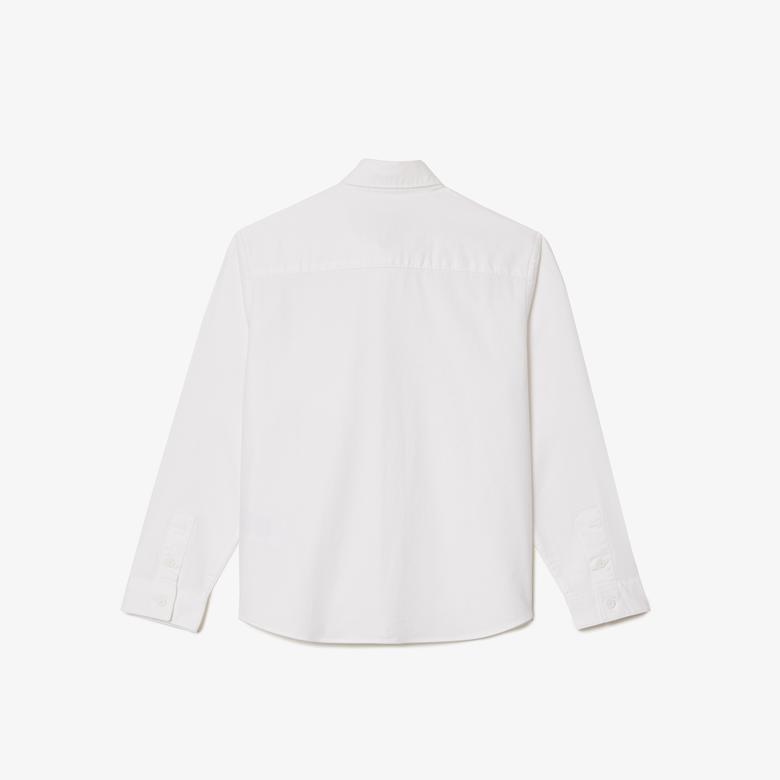 Çocuk Uzun Kollu Beyaz Gömlek