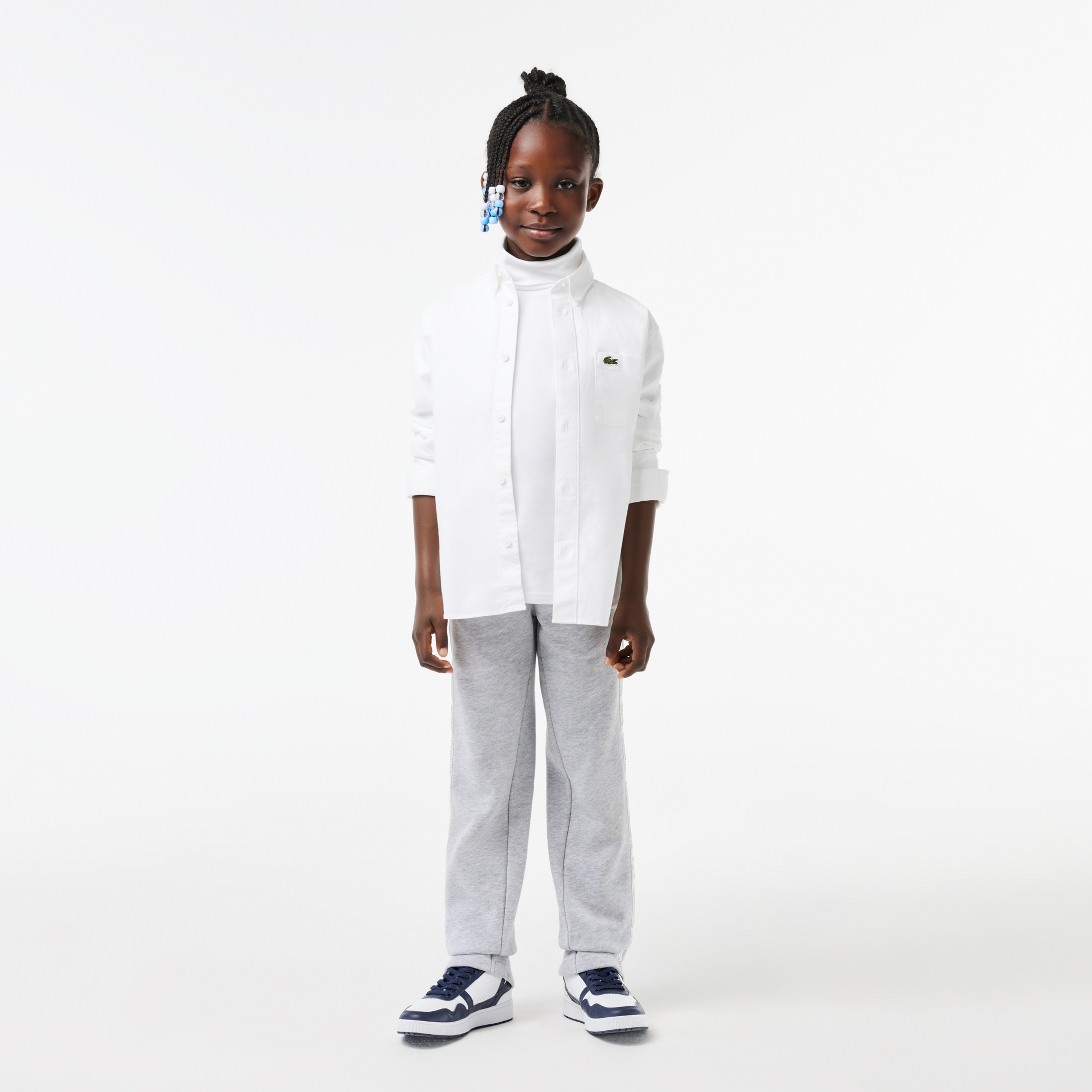 Çocuk Uzun Kollu Beyaz Gömlek