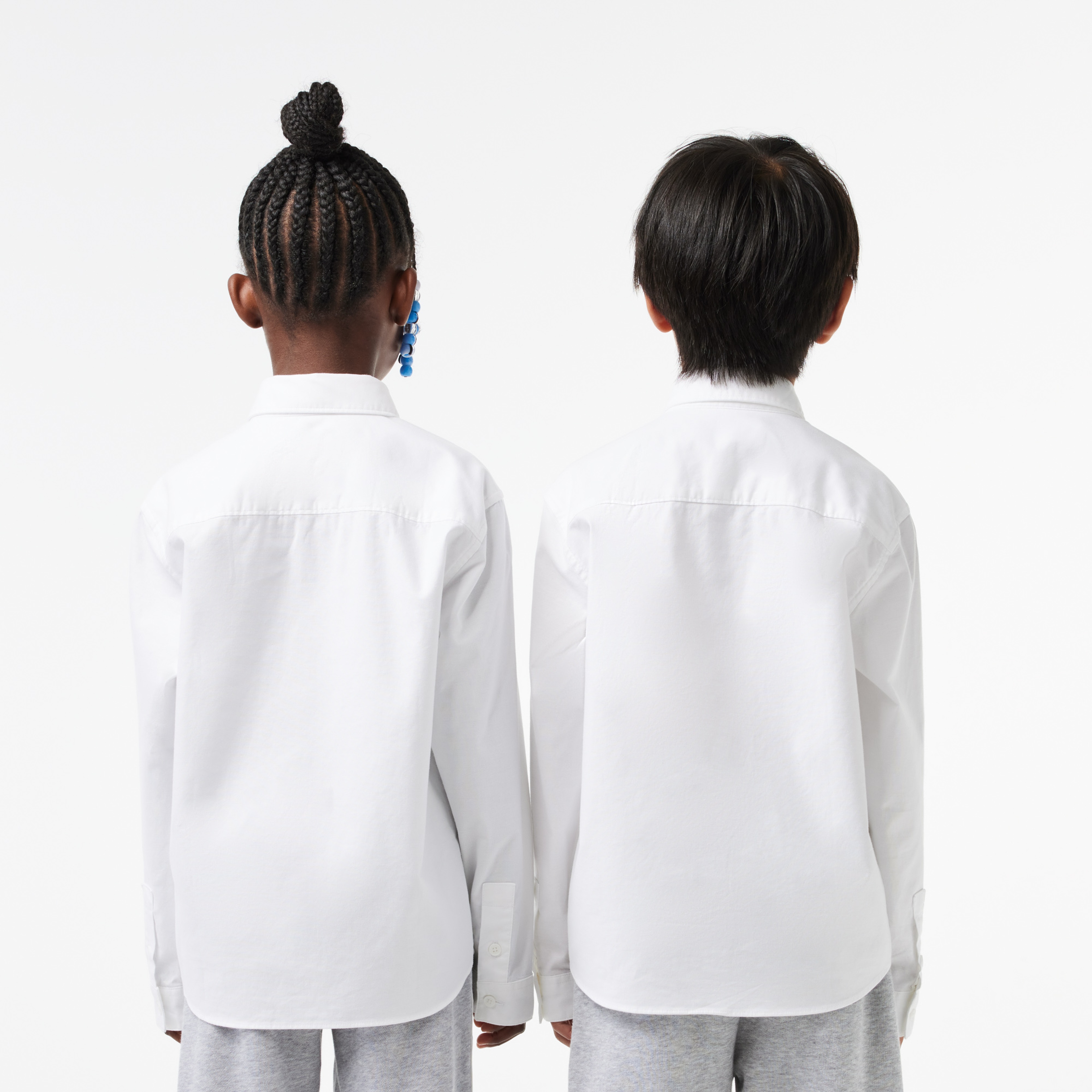 Çocuk Uzun Kollu Beyaz Gömlek