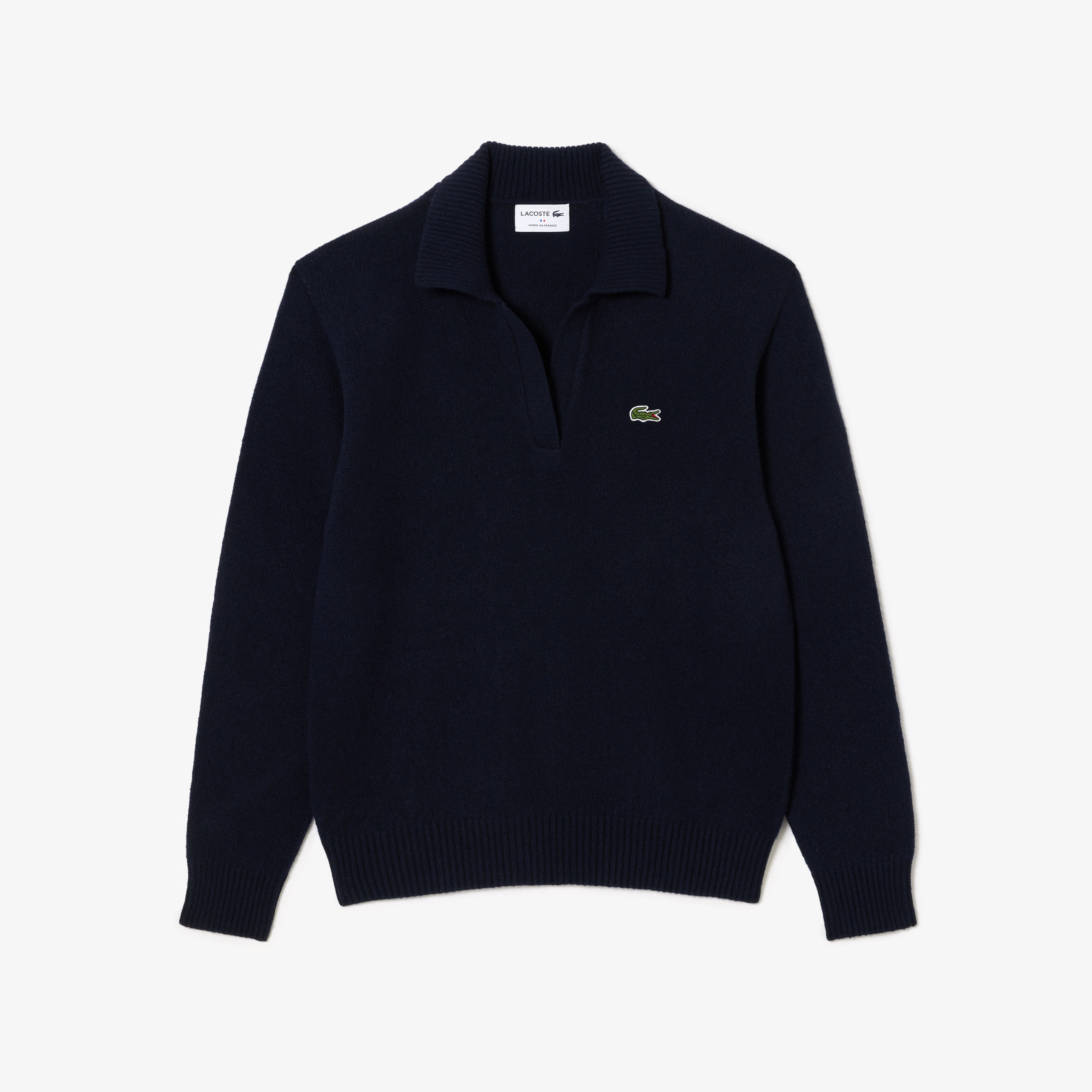 Kaşmir Kadın Polo Yaka Kaşmir Lacivert Kazak