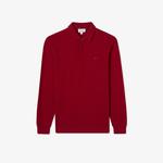Erkek Regular Fit Uzun Kollu Bordo Paris Polo