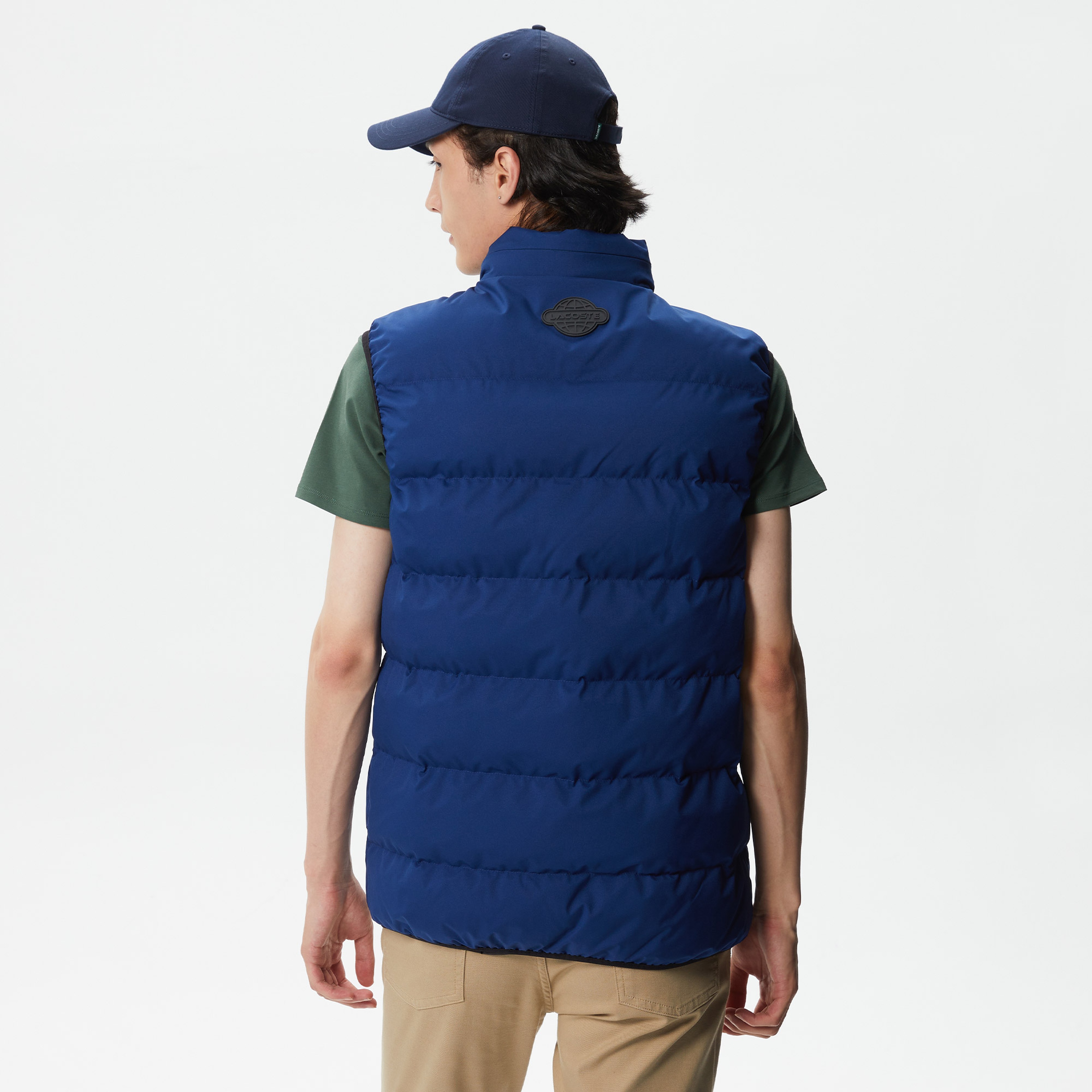 Erkek Kapitone Koyu Mavi Yelek