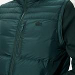 Erkek Kapüşonlu Yeşil Mont