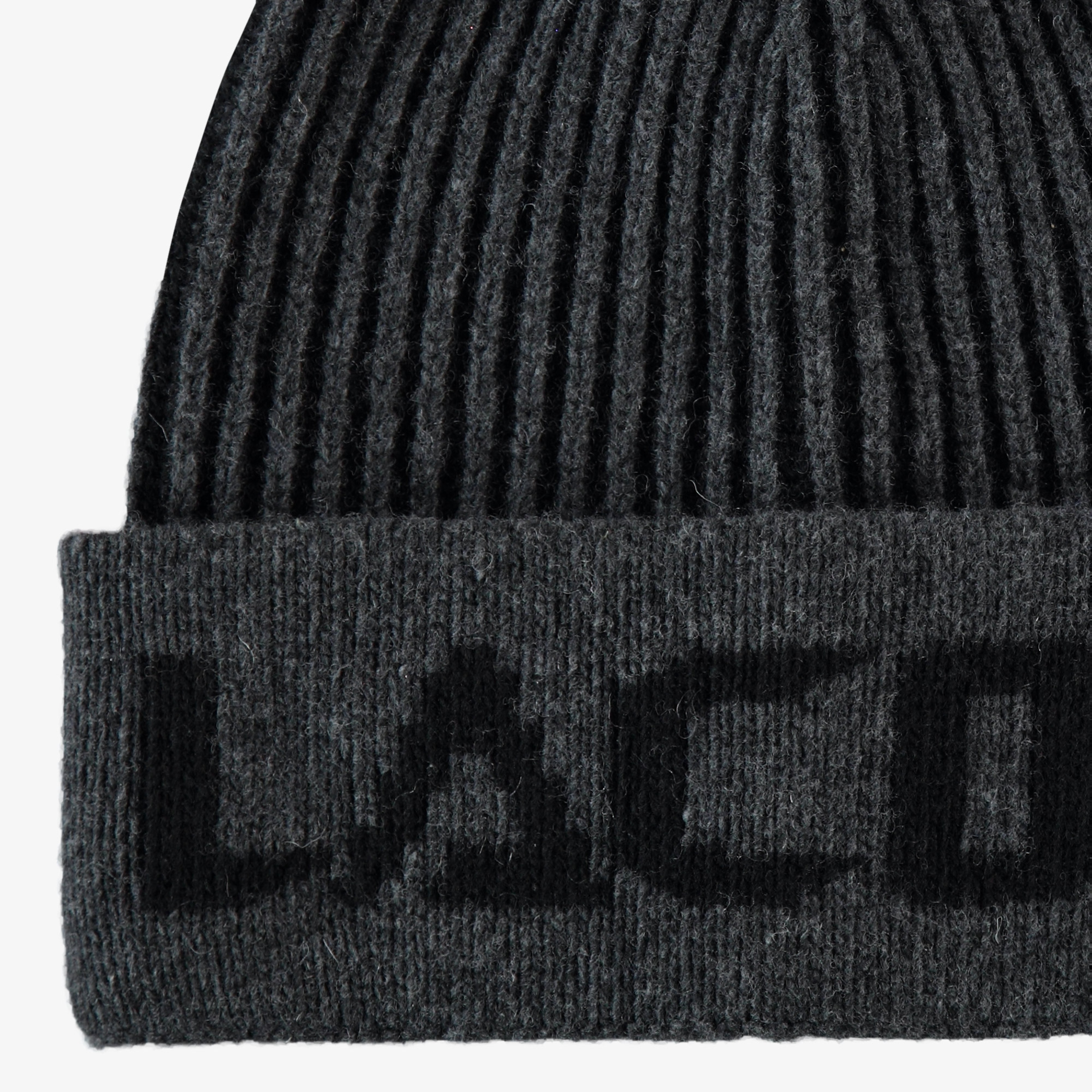 Erkek Baskılı Gri Bere