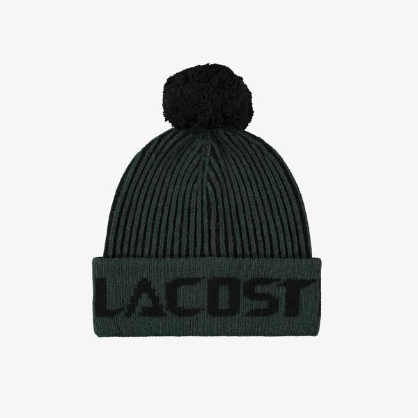 Erkek Baskılı Siyah Bere