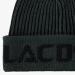 Erkek Baskılı Siyah Bere