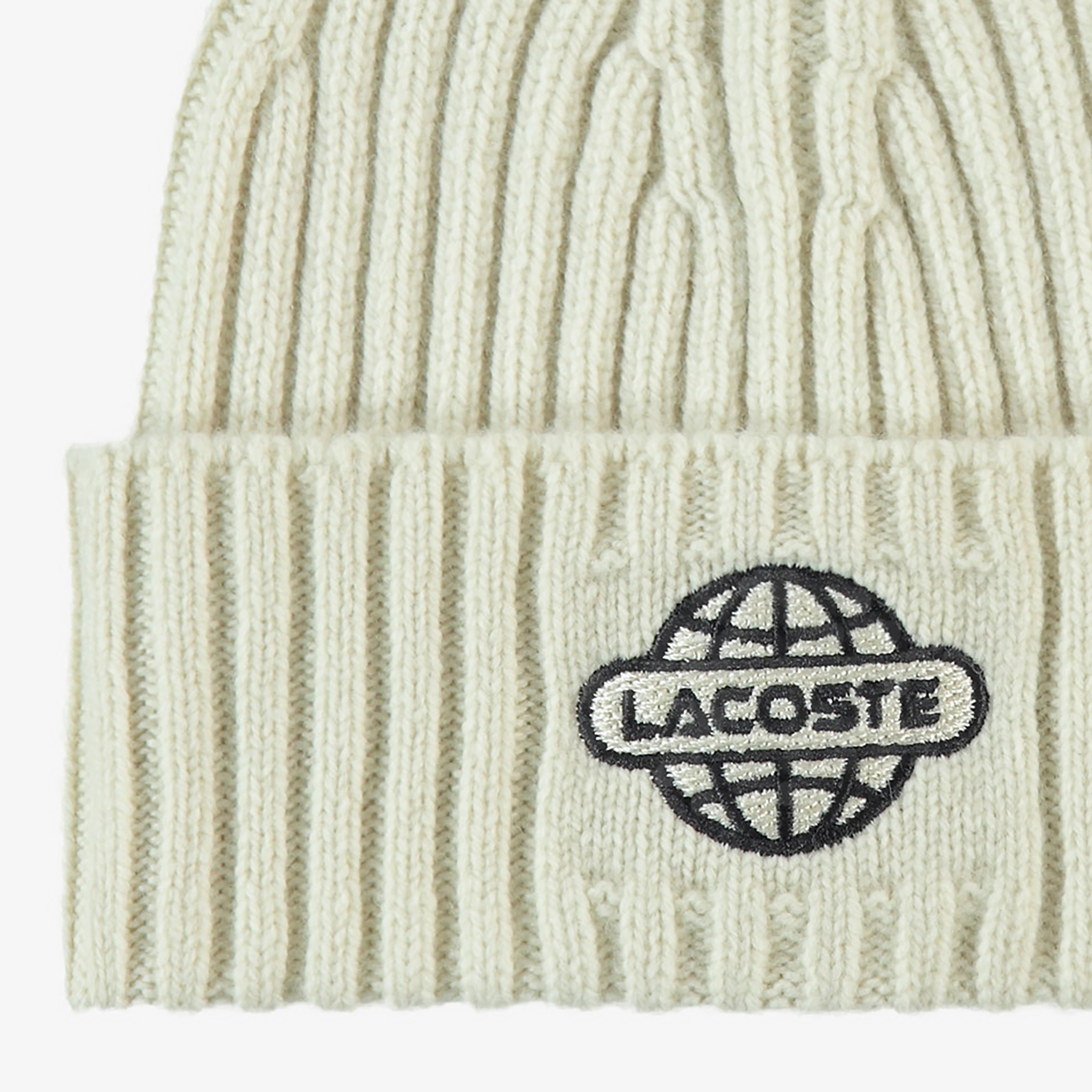 Erkek Baskılı Beyaz Bere