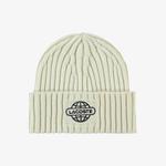 Erkek Baskılı Beyaz Bere