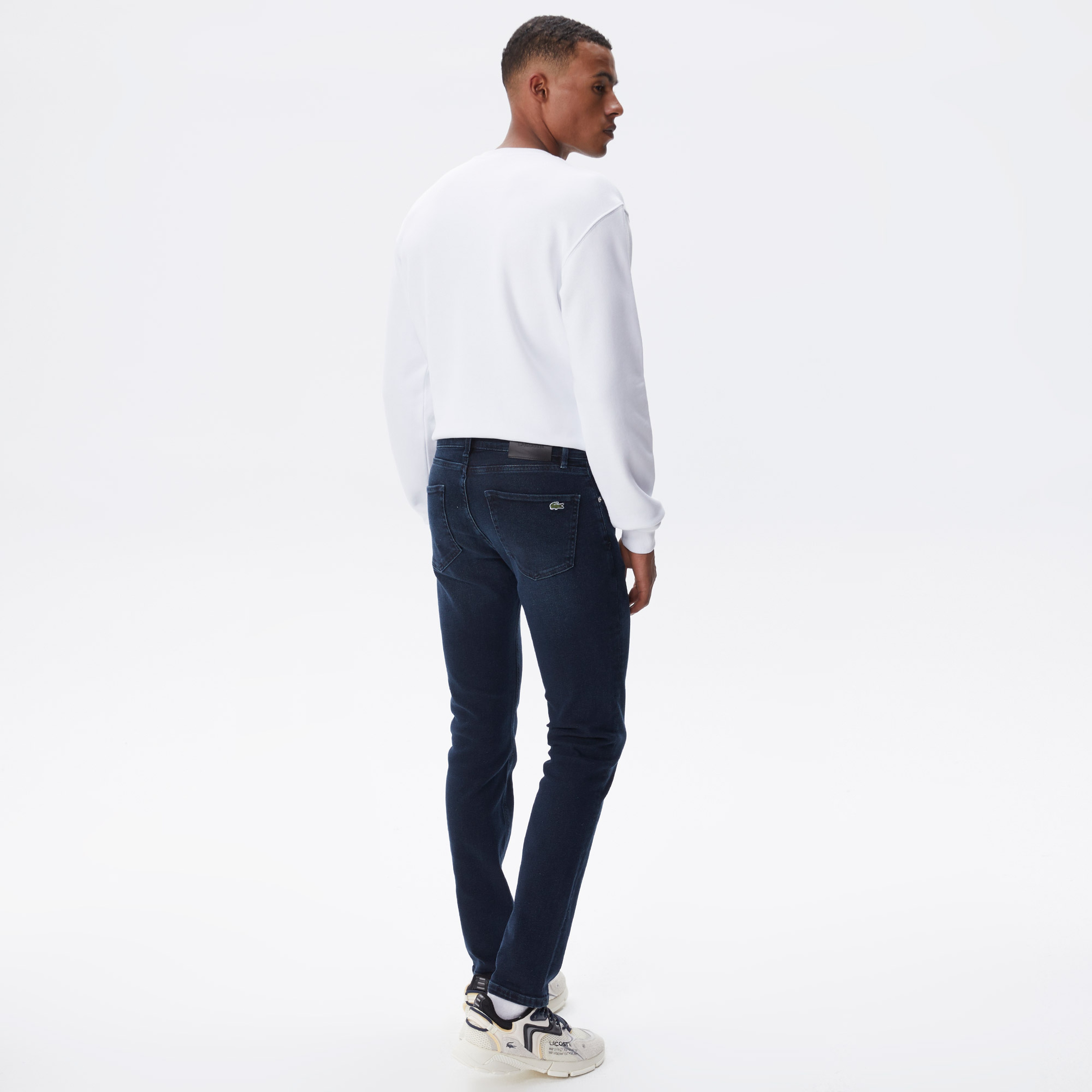 Erkek Slim Fit Lacivert Jean Pantolon