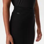 Kadın Skinny Fit Çizgili Siyah Etek